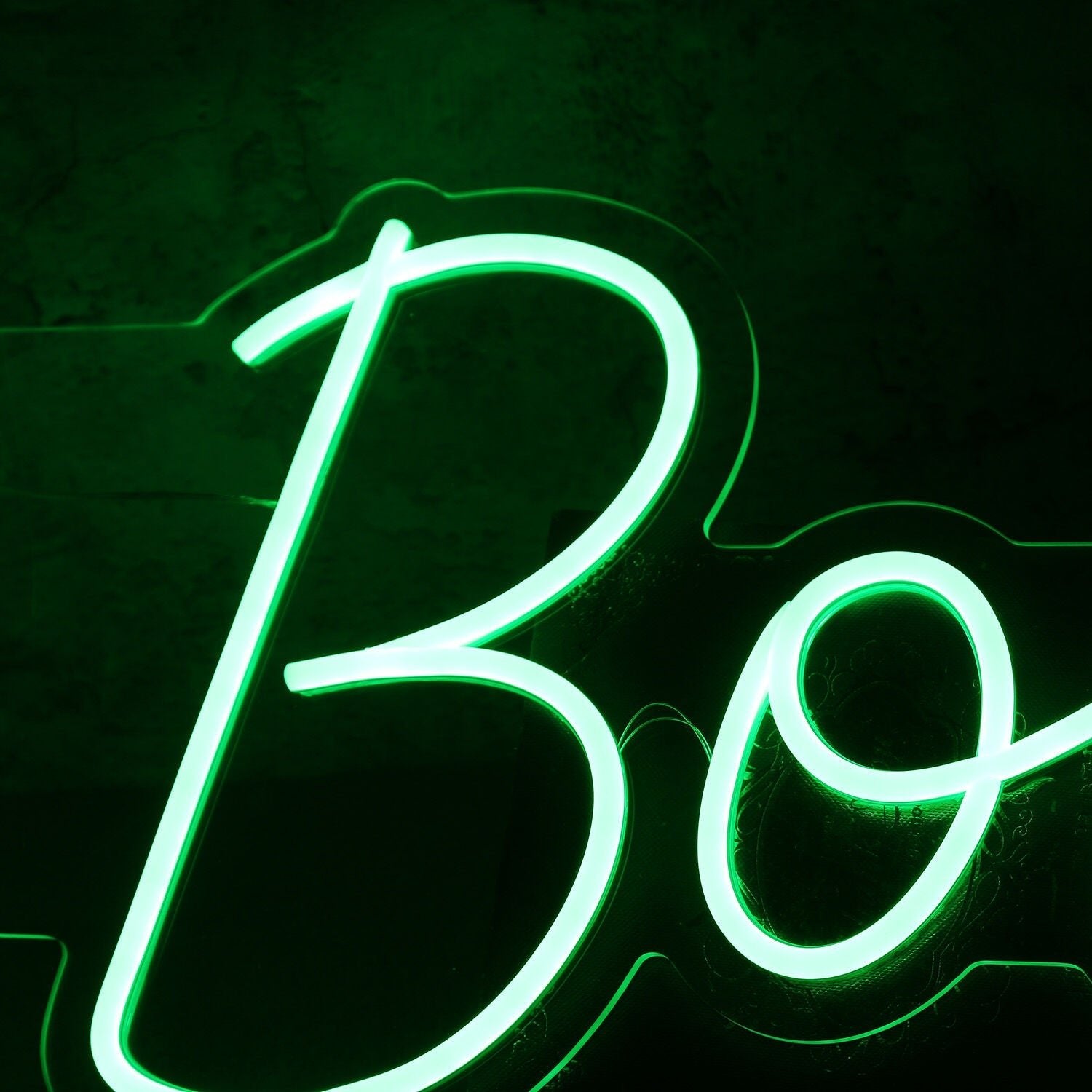 Kc Boys Green Led Neon Sign - Shineneon