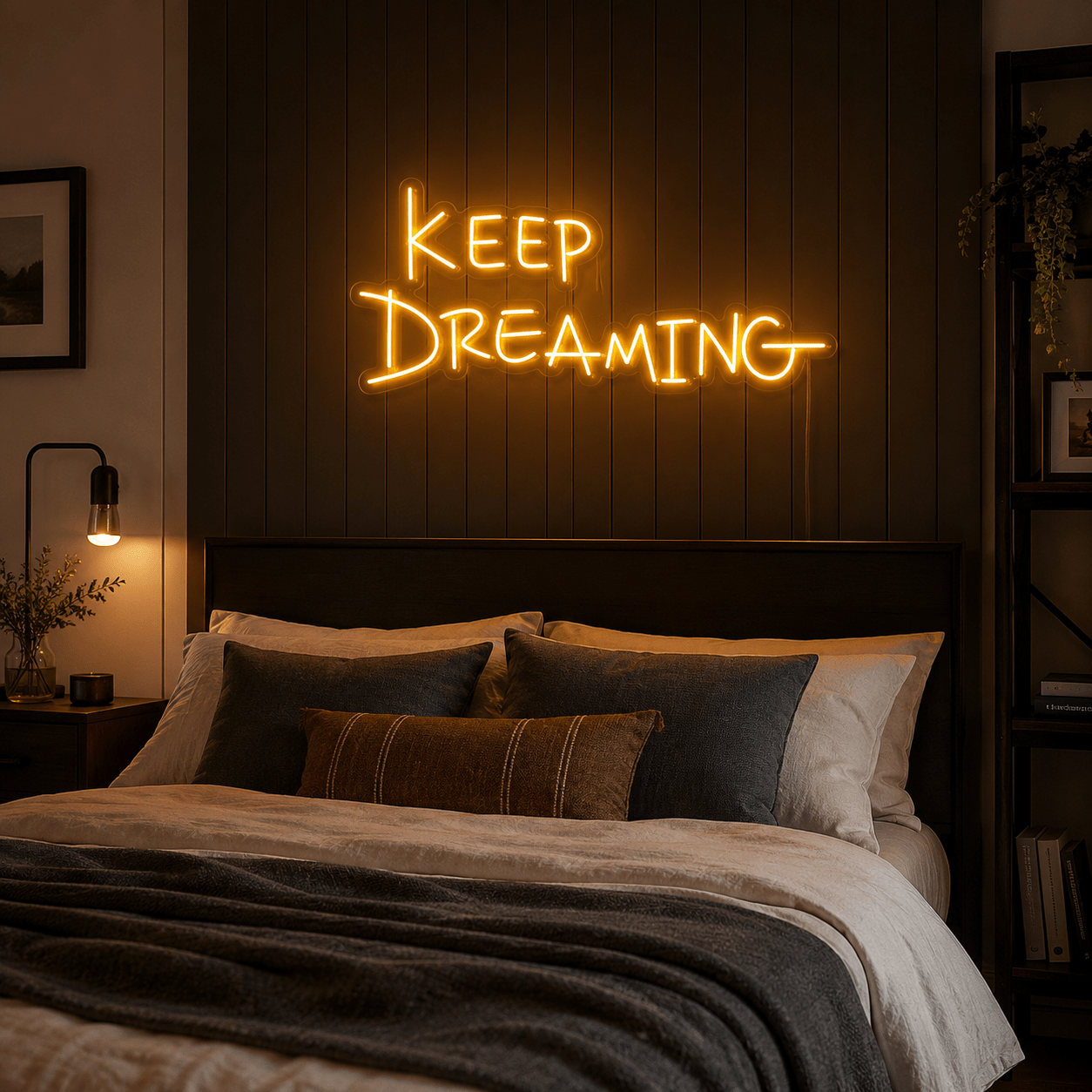 Keep Dreaming Room Decor LED Neon Sign - Shineneon