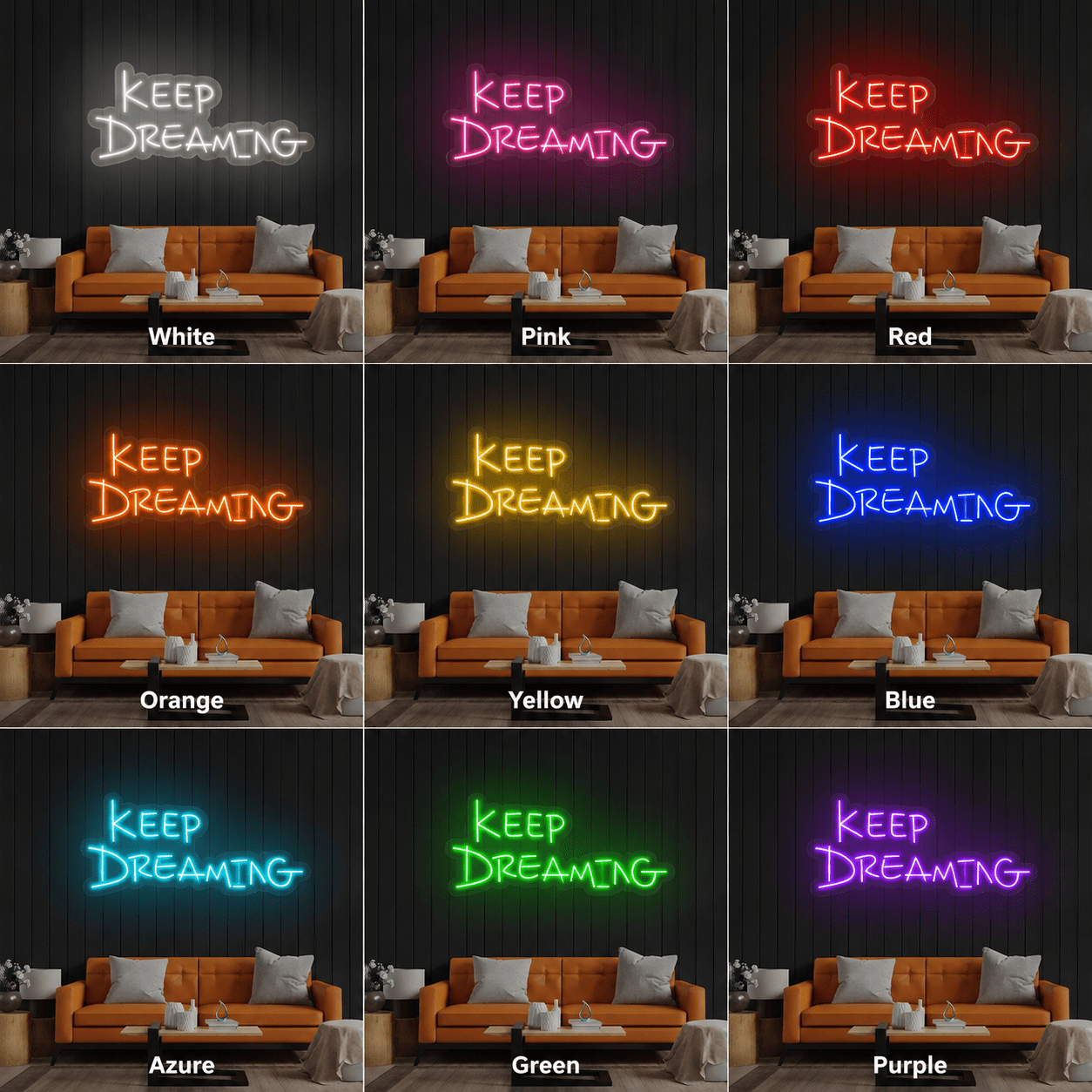 Keep Dreaming Room Decor LED Neon Sign - Shineneon