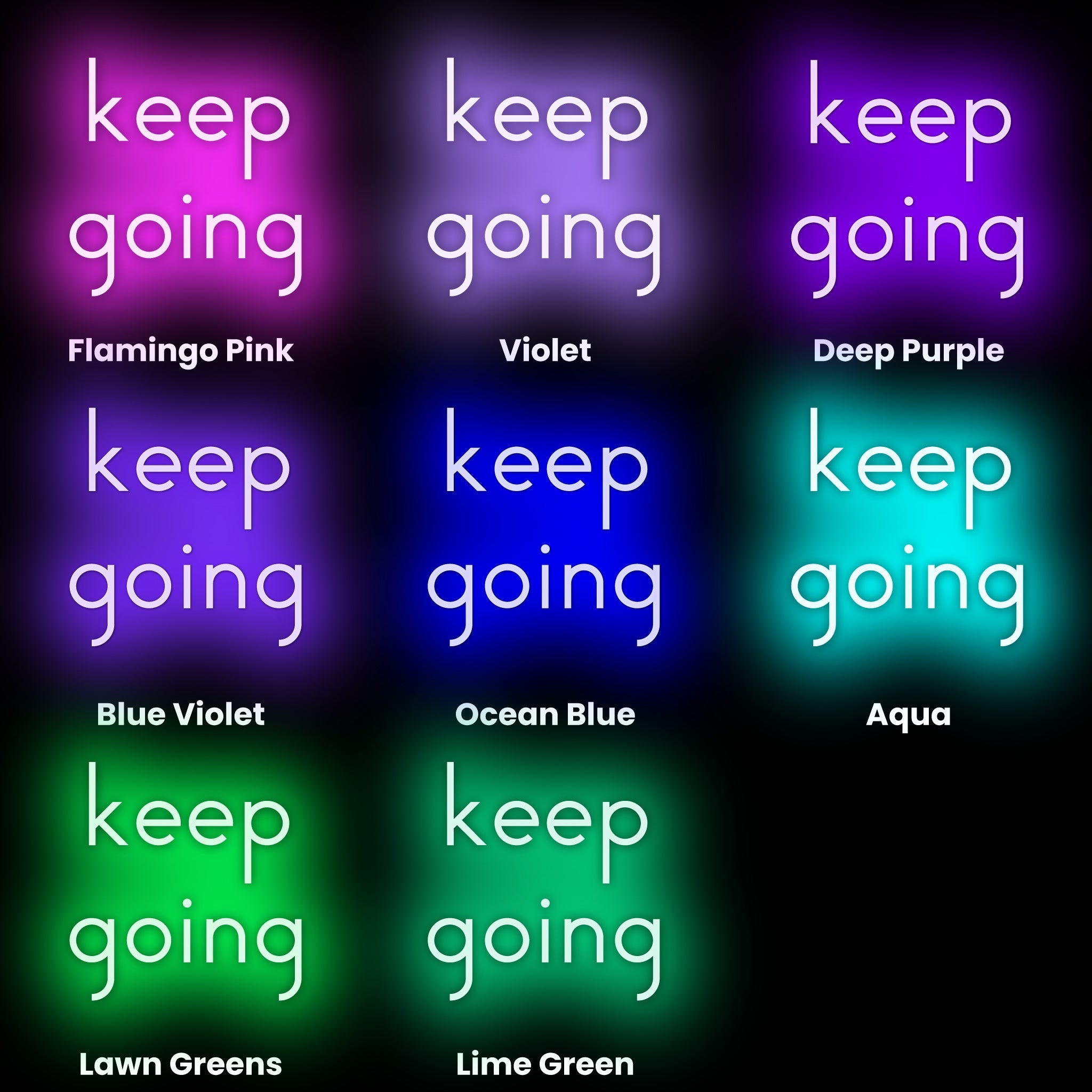 Keep Going Led Neon Sign | Shineneon