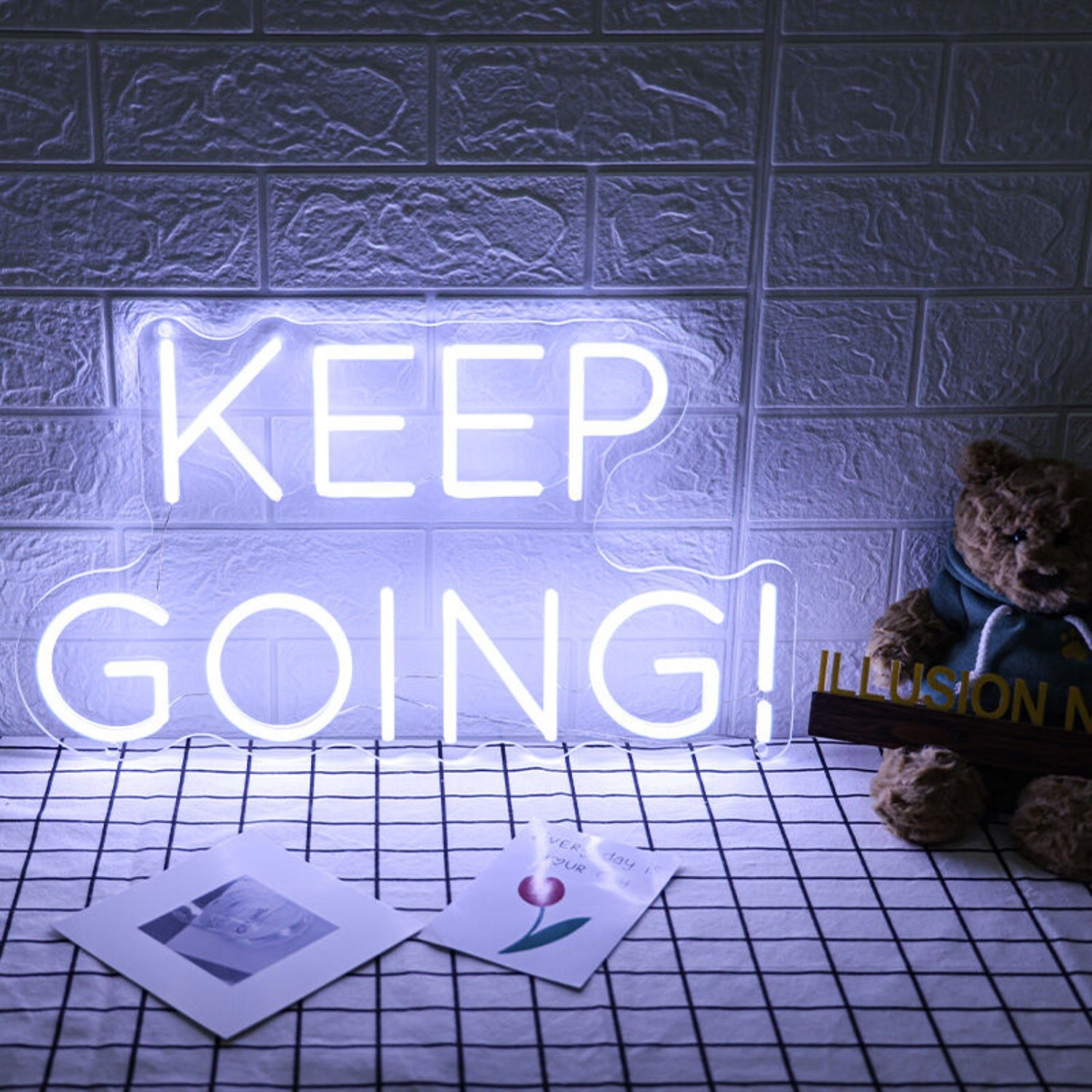 Keep Going Neon Sign For Motivational And Inspirational Spaces | Shineneon