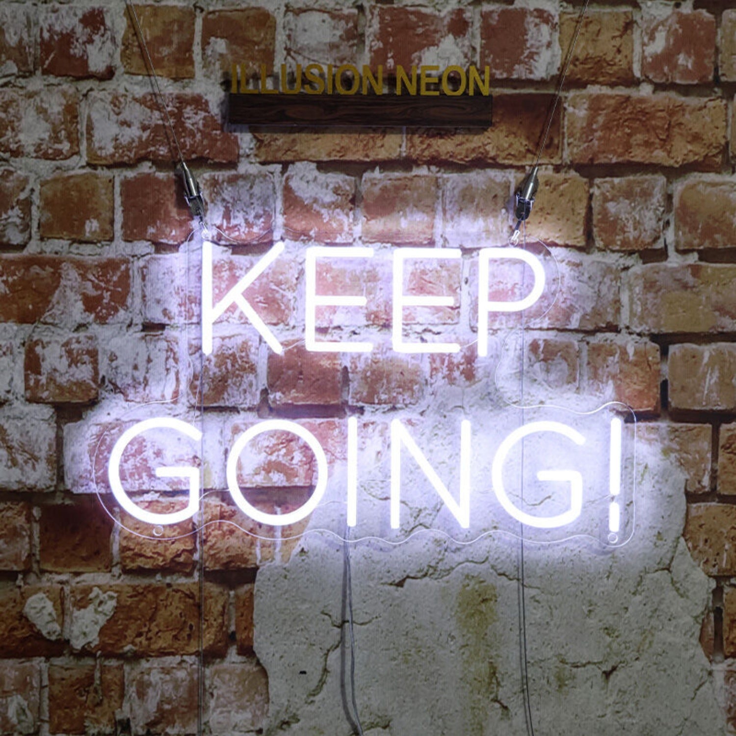 Keep Going Neon Sign For Motivational And Inspirational Spaces | Shineneon