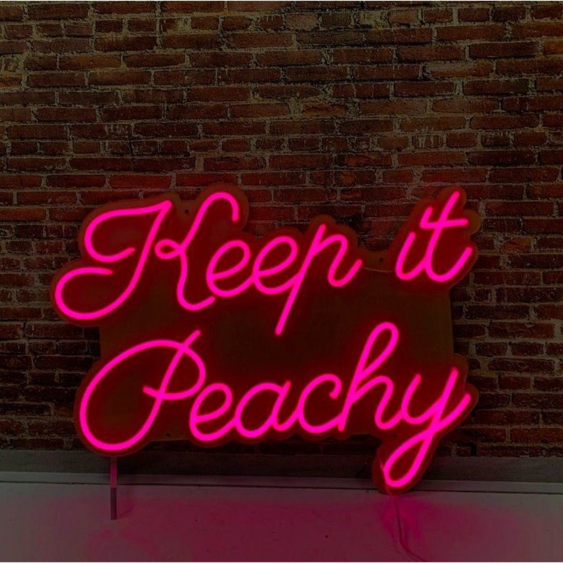 Keep It Peachy Led Sign Business Neon Sign - Shineneon