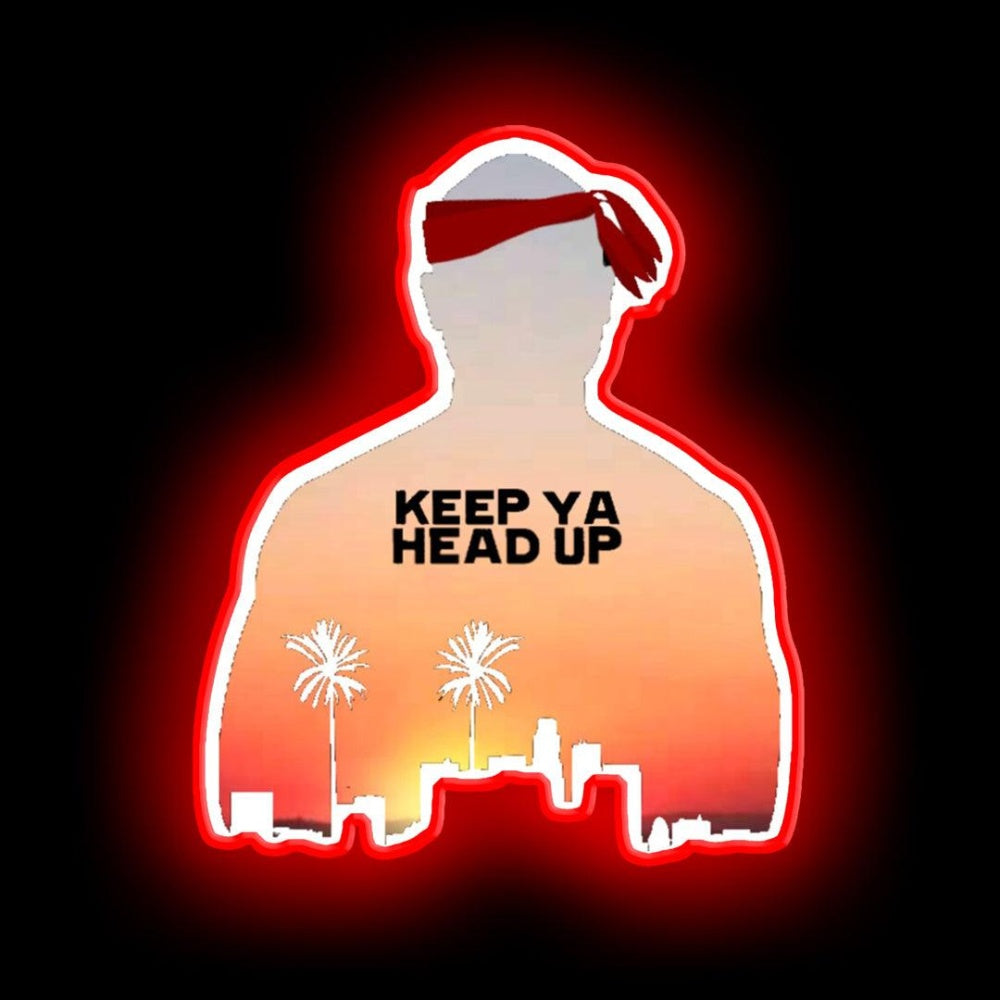 Keep It Up Neon Sign - Custom LED neon sign front view