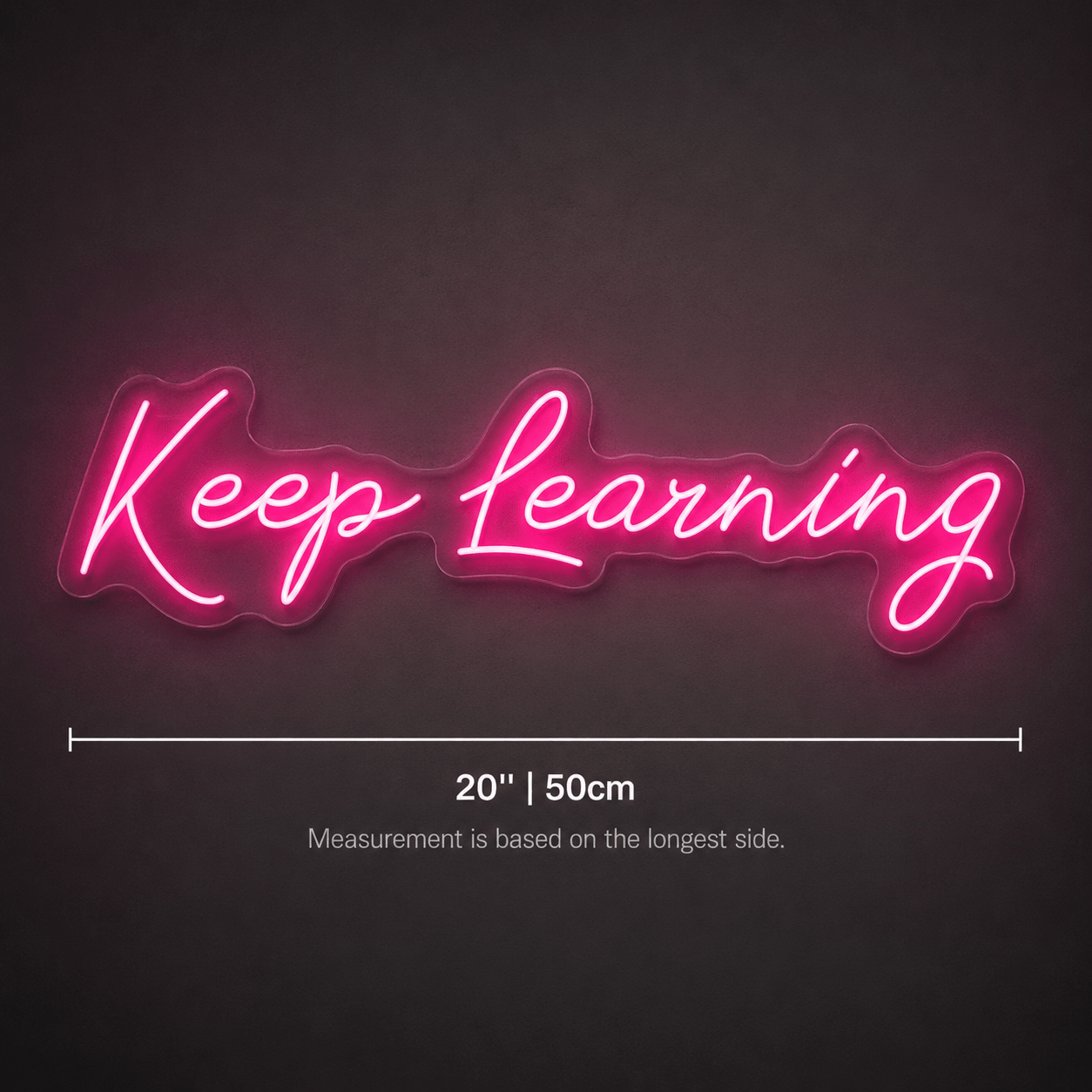 Keep Learning Wall Decor LED Neon Sign - Shineneon