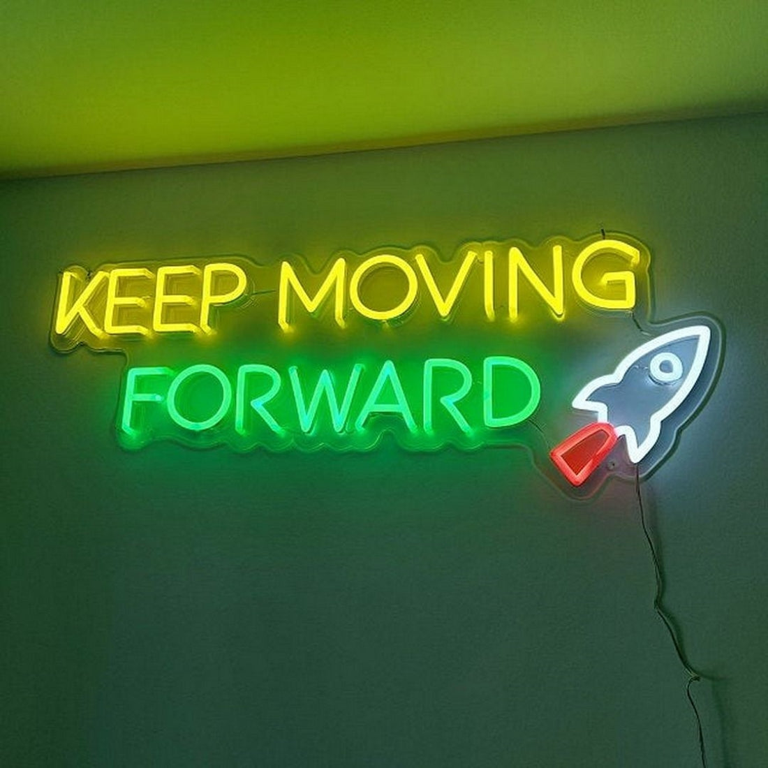 Keep Moving Forward Led Sign Business Neon Sign