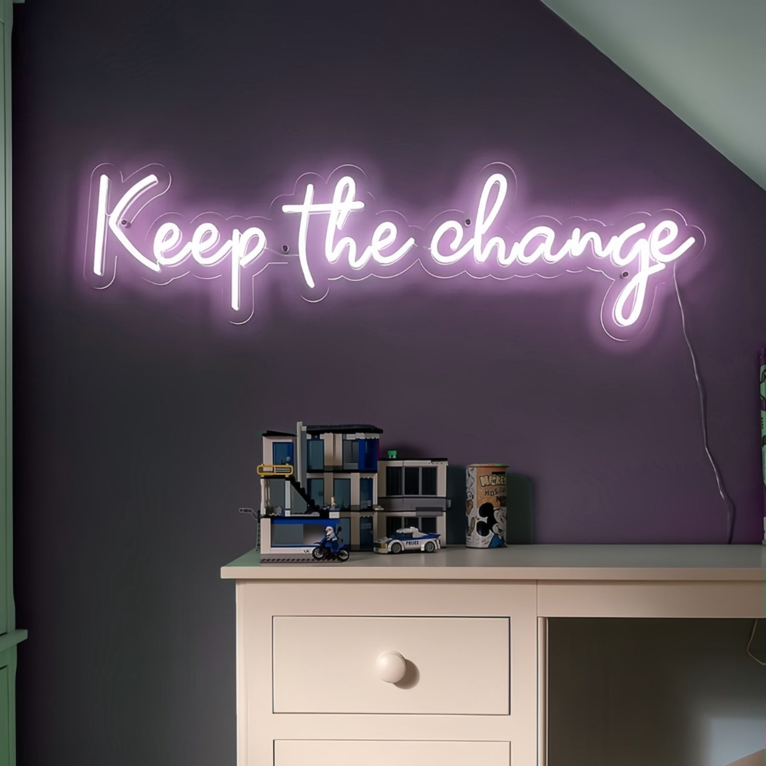Keep The Change Neon Sign | Shineneon