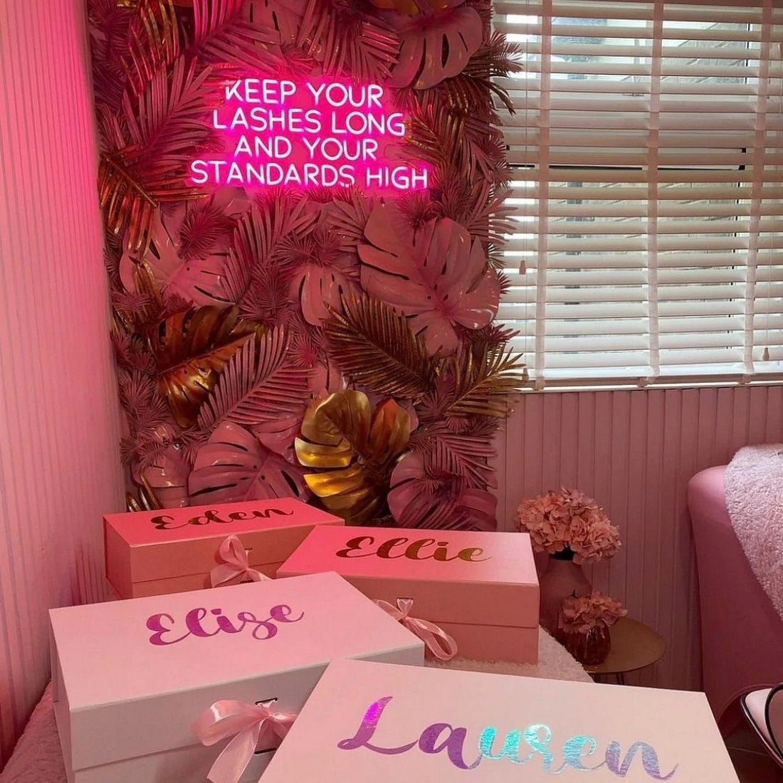 Keep Your Lashes Long And Your Standards High Led Sign Business Neon Sign - Shineneon