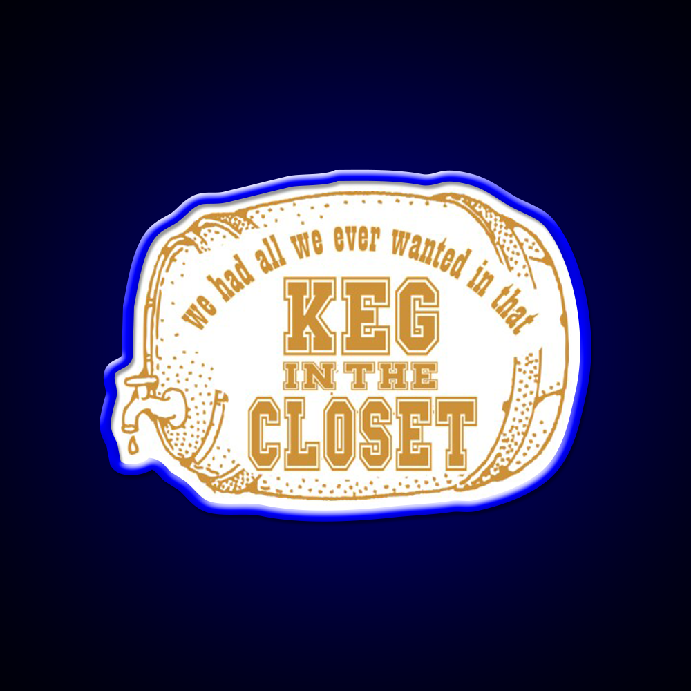 Keg In The Closet Beer Bar Decor Led Neon Sign Rgb Color - LED neon sign view 5