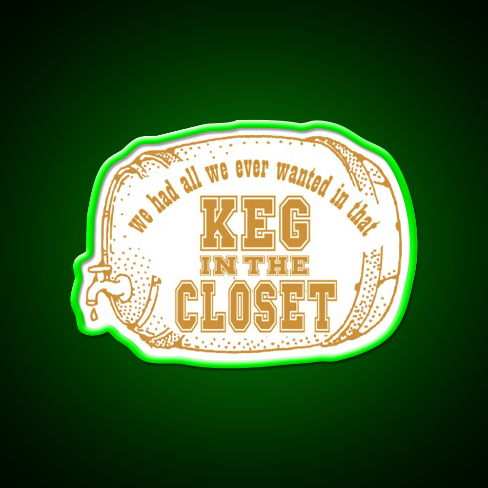 Keg In The Closet Beer Bar Decor Led Neon Sign Rgb Color - LED neon sign view 8