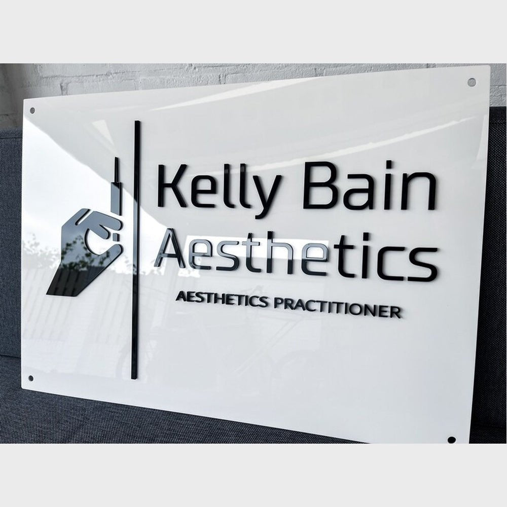 Kelly Bain Aesthietics Acrylic Business Logo Sign - Shineneon