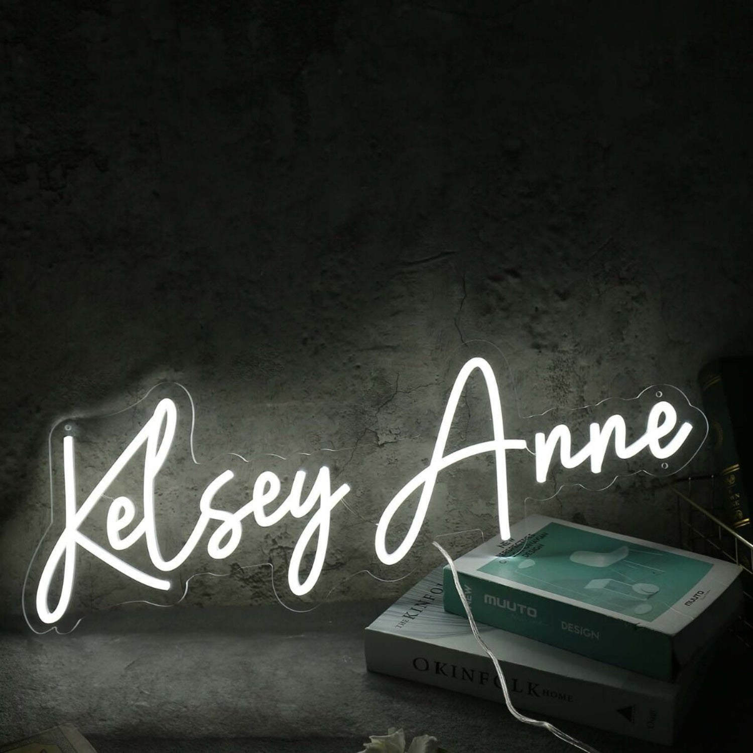Kelsey Anne White Led Neon Sign - Shineneon