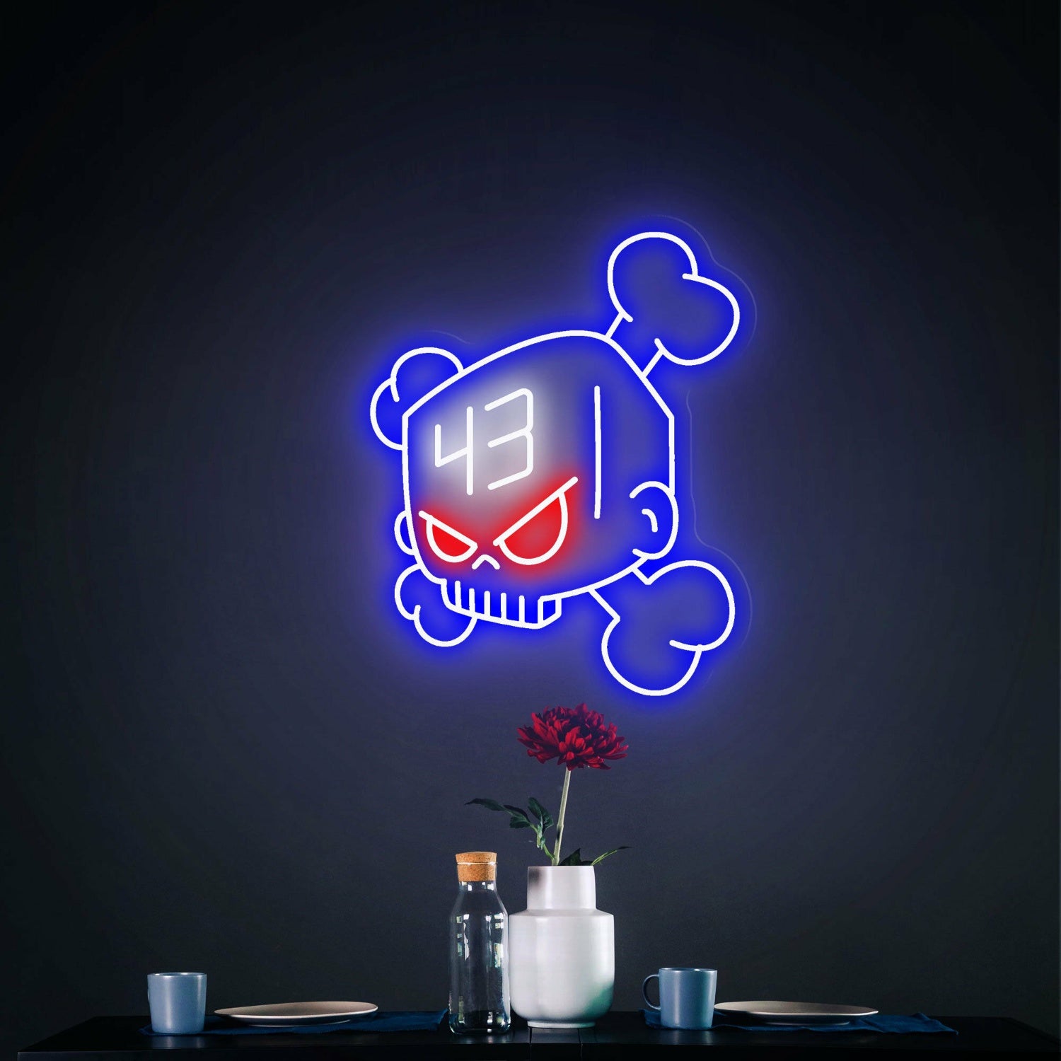 Ken Block 43 Skull Neon Sign Art Neon Light Wall Decor | Shineneon