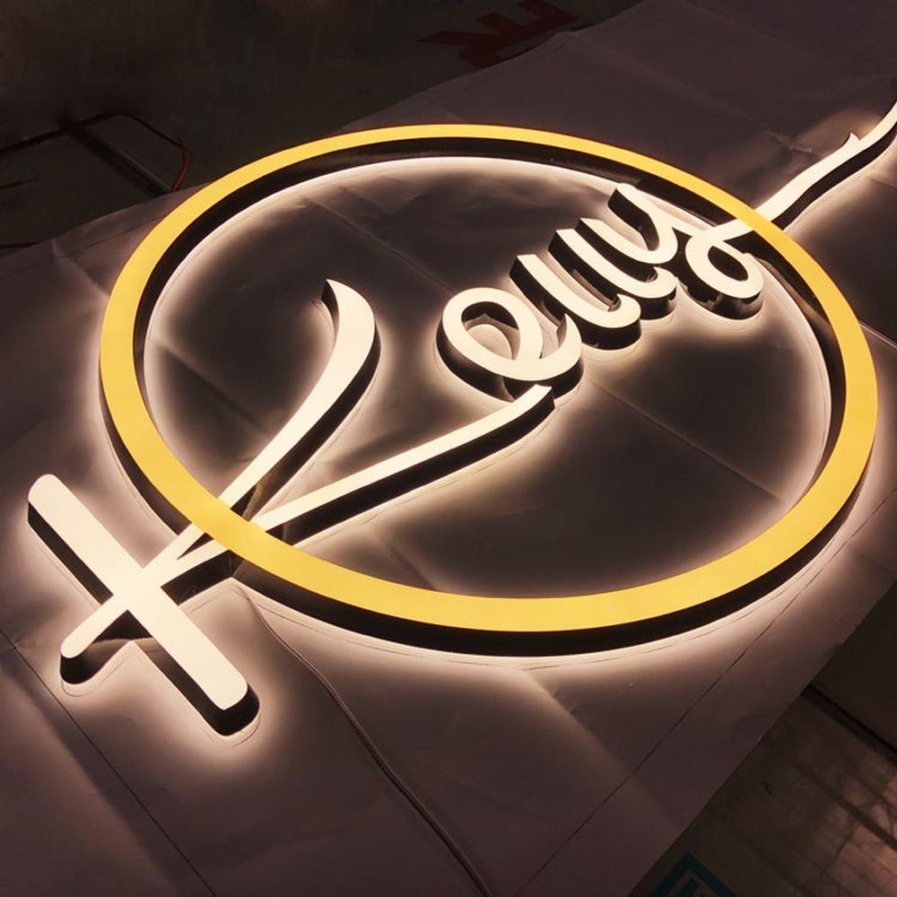 Kenny 3D Frontlit And Backlit Channel Letter Led Light Sign - Shineneon