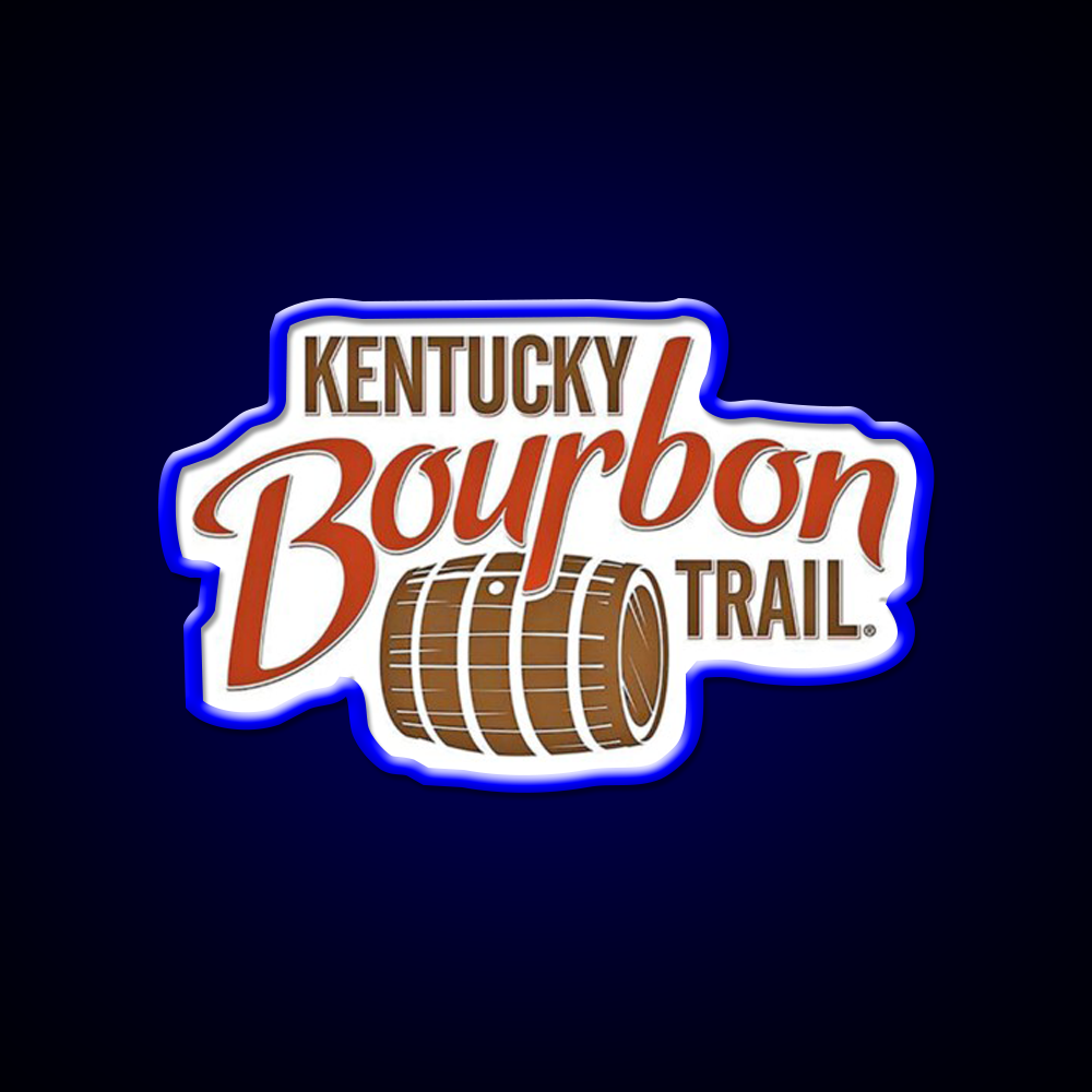 Kentucky Bourbon Trail Whiskey Drink Bar Led Neon Sign Rgb Color
