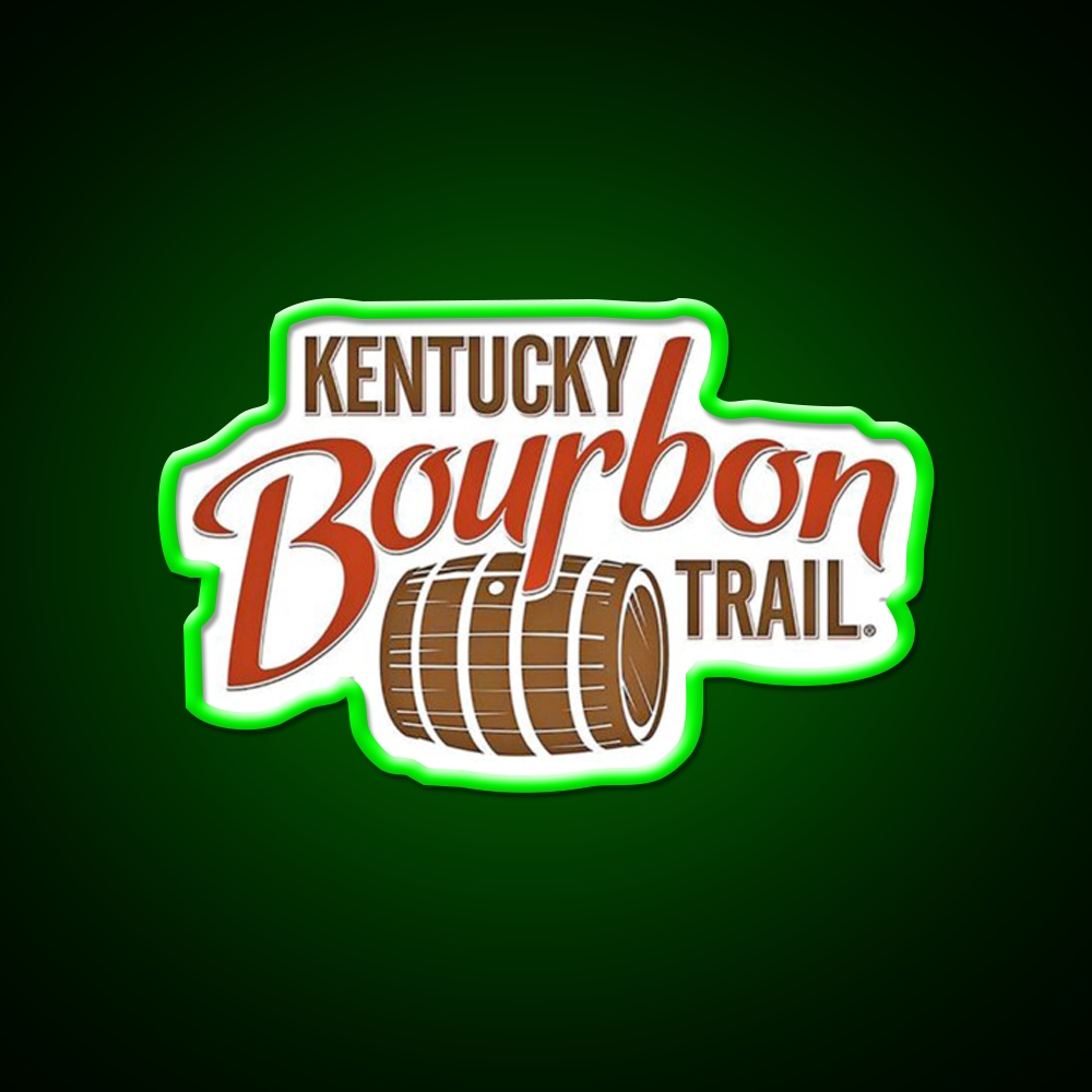 Kentucky Bourbon Trail Whiskey Drink Bar Led Neon Sign Rgb Color