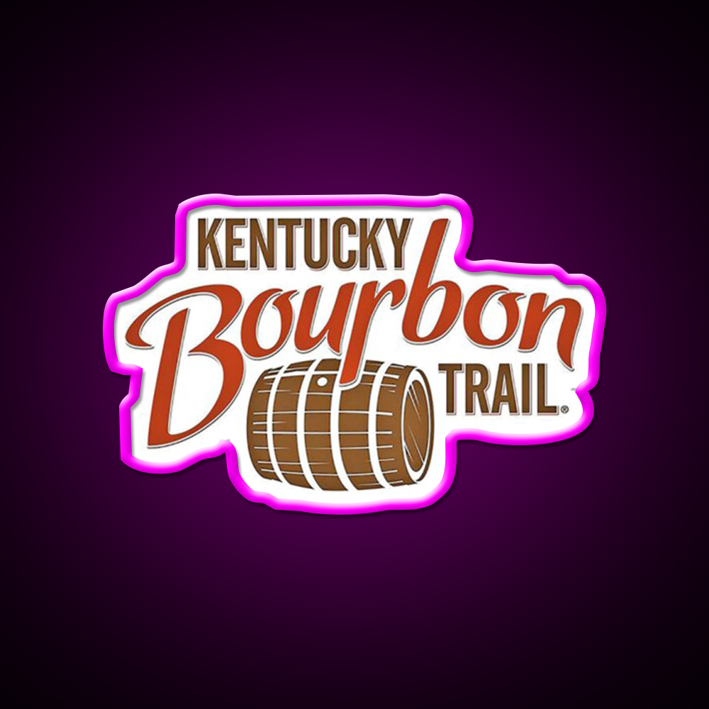 Kentucky Bourbon Trail Whiskey Drink Bar Led Neon Sign Rgb Color