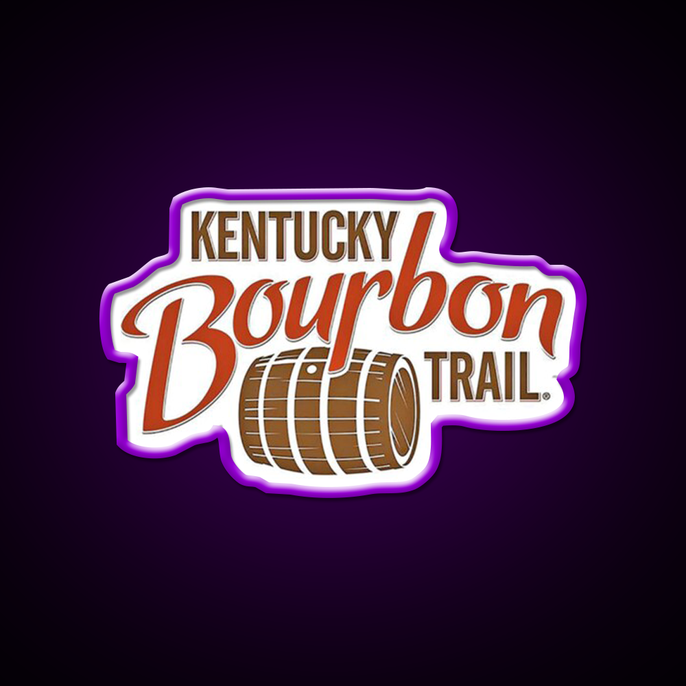 Kentucky Bourbon Trail Whiskey Drink Bar Led Neon Sign Rgb Color