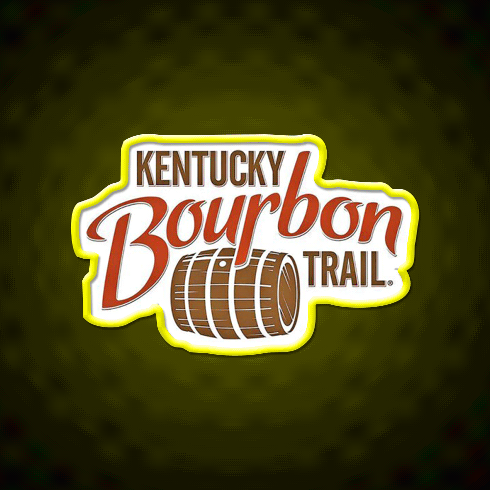 Kentucky Bourbon Trail Whiskey Drink Bar Led Neon Sign Rgb Color
