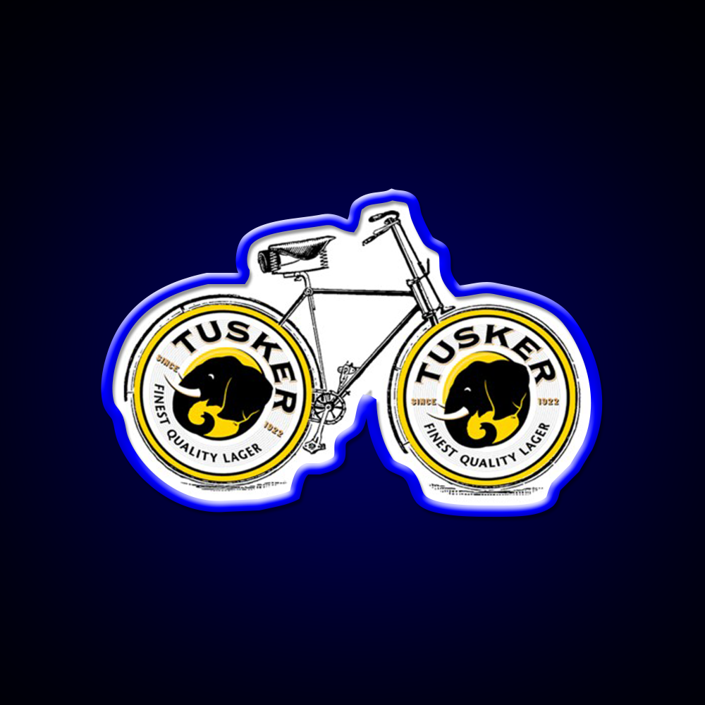 Kenyan Beer Tusker Bike Beer Bar Decor Led Neon Sign Rgb Color - LED neon sign view 5