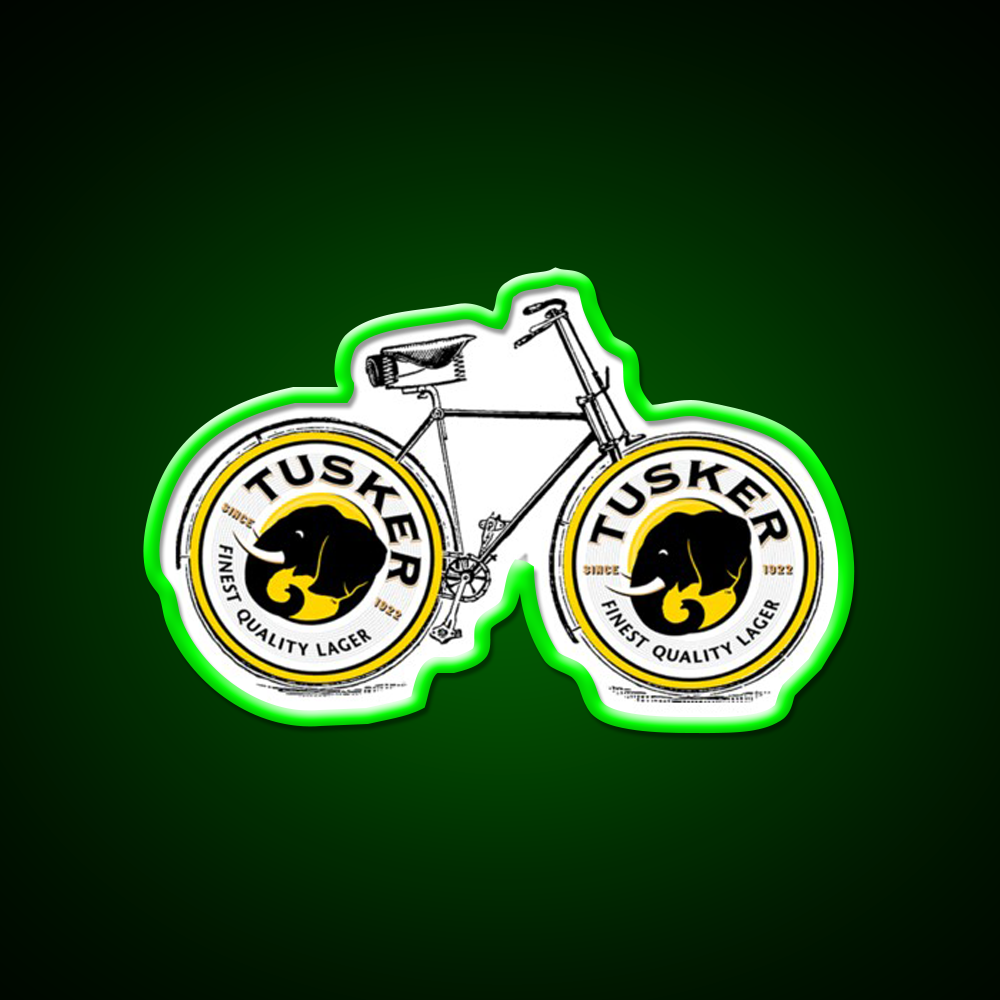 Kenyan Beer Tusker Bike Beer Bar Decor Led Neon Sign Rgb Color - LED neon sign view 8