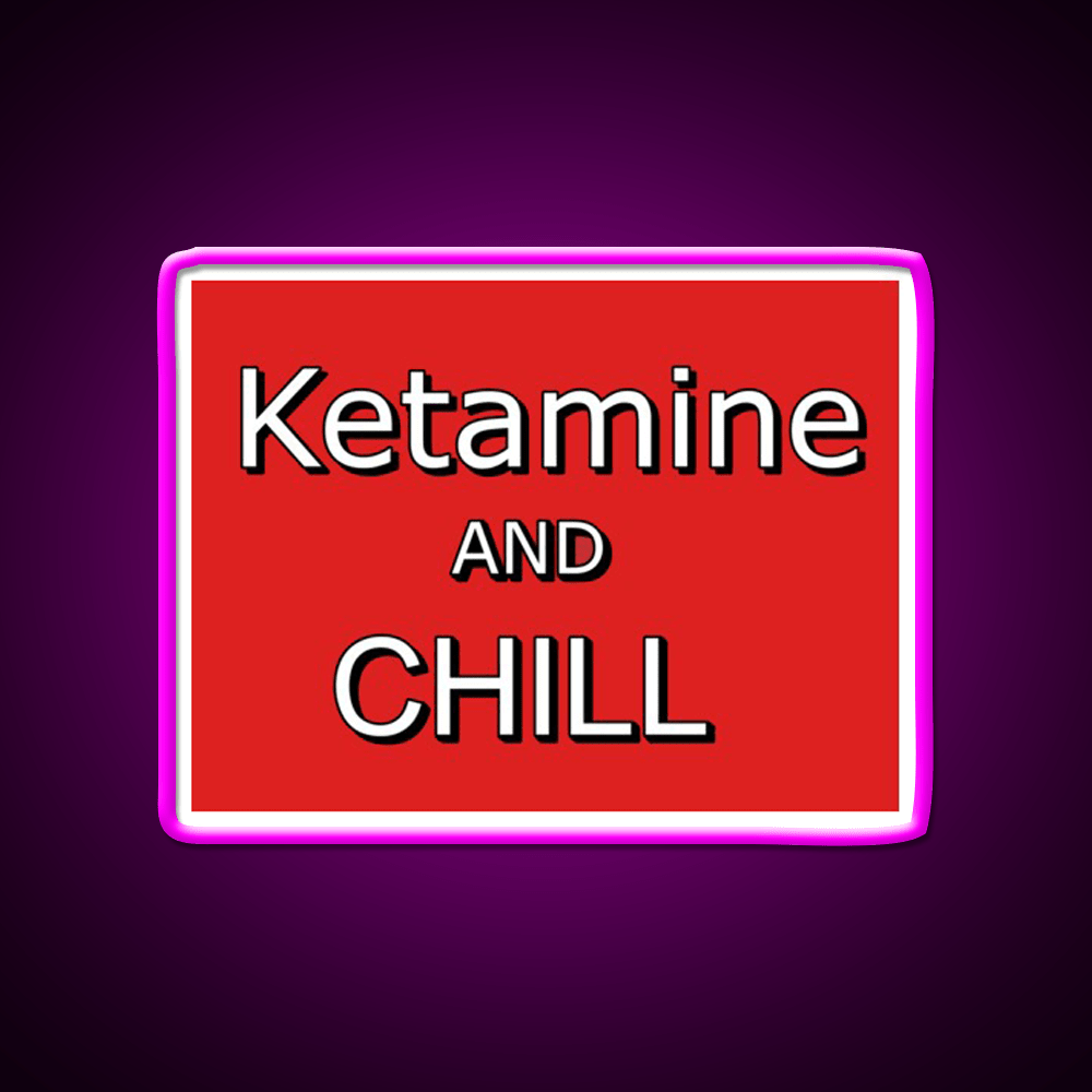 Ketamine And Chill Hemp Inspired Green Leaf Led Neon Sign Rgb Color - Shineneon