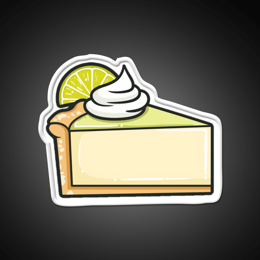 Key Lime Pie Snack Food Led Neon Sign Rgb Color - Shineneon
