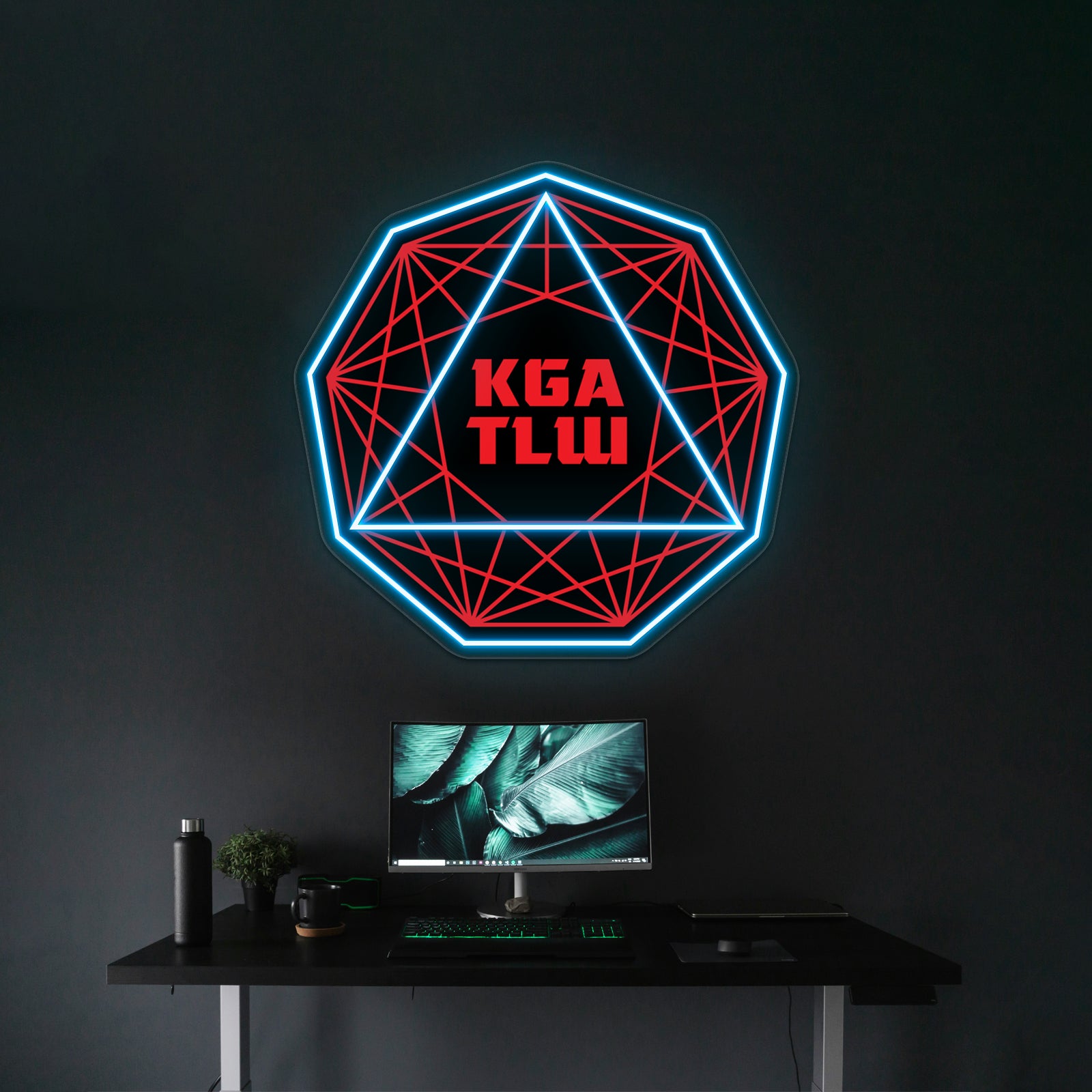 Kgatlw Nonagon Wall Artwork Neon Signs | Shineneon