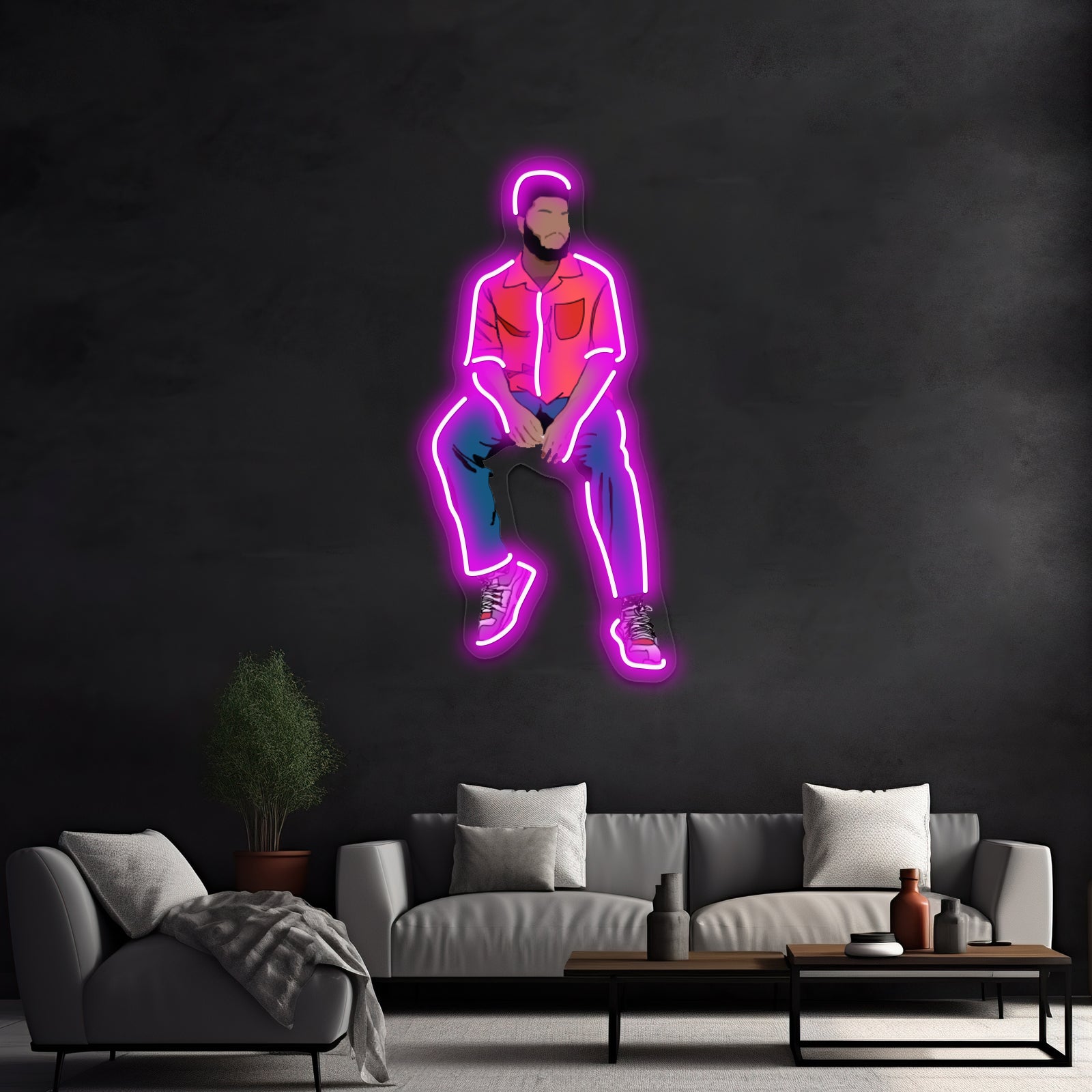 Khalid Minimalistic Artwork Neon Signs For Sale | Shineneon