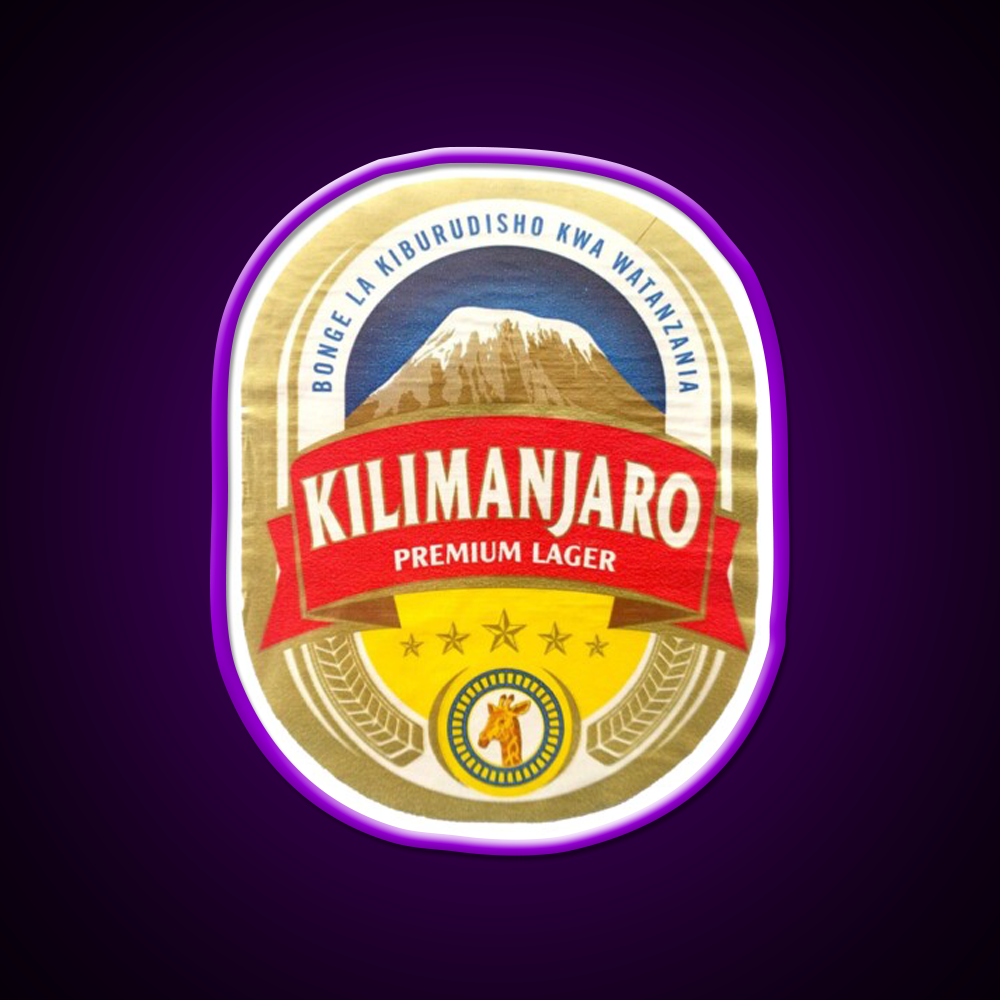 Kilimanjaro Beer Bar Decor Led Neon Sign Rgb Color - LED neon sign view 9