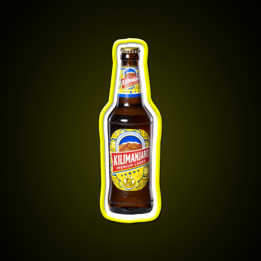Kilimanjaro Beer Bar Decor Led Neon Sign Wall Art Rgb Color - LED neon sign view 7