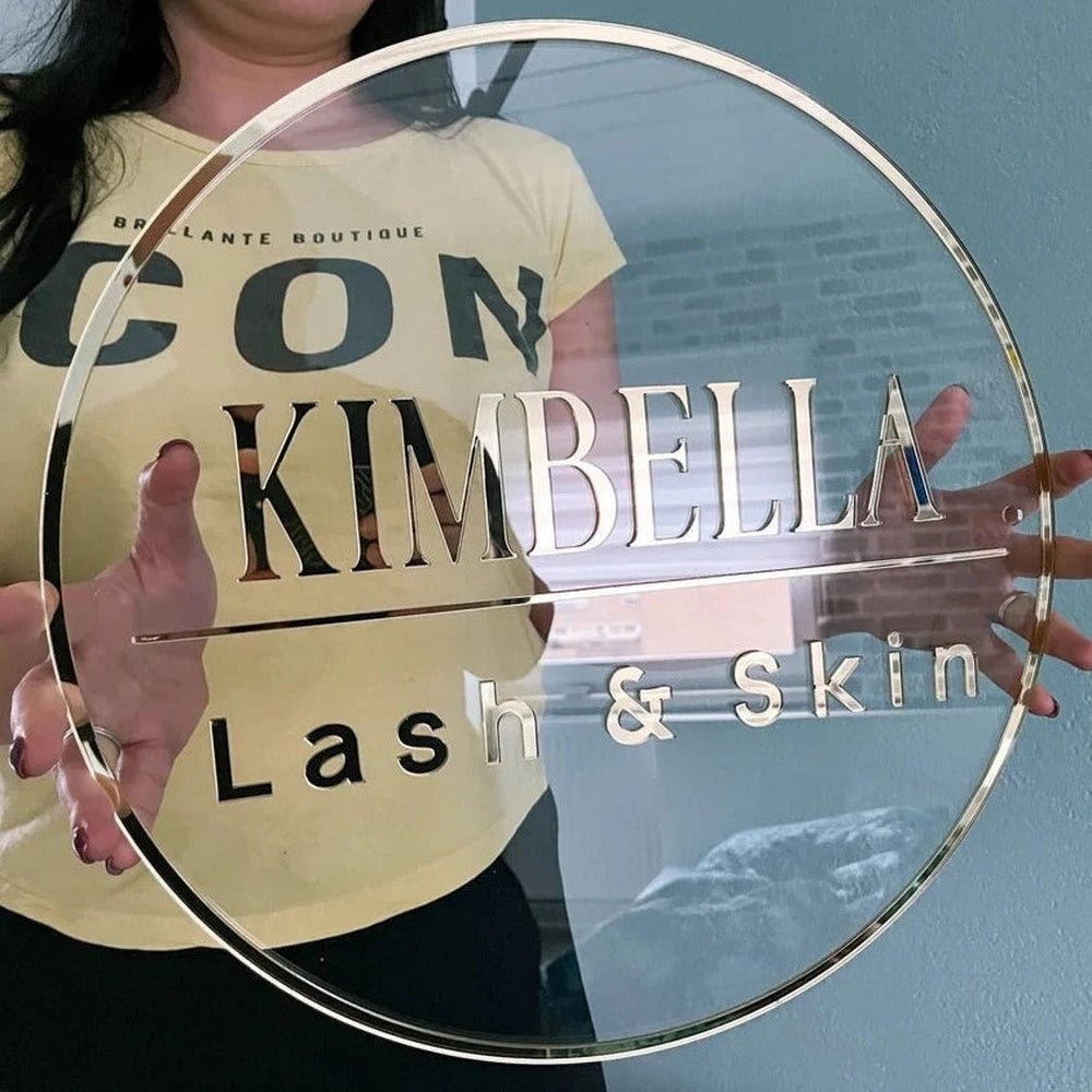 Kimbella Lash Skin Acrylic Business Logo Sign - Shineneon
