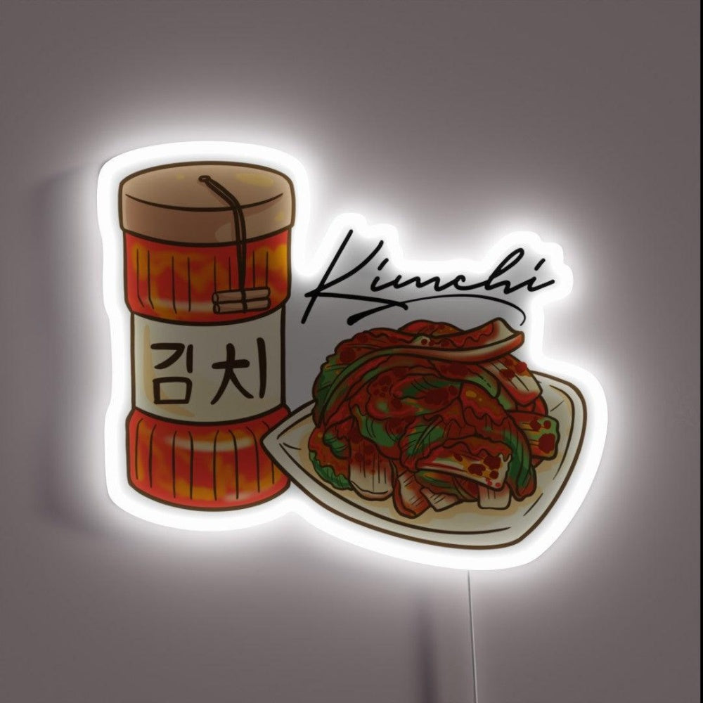 Kimchi With Writing Rgb Led Neon Sign