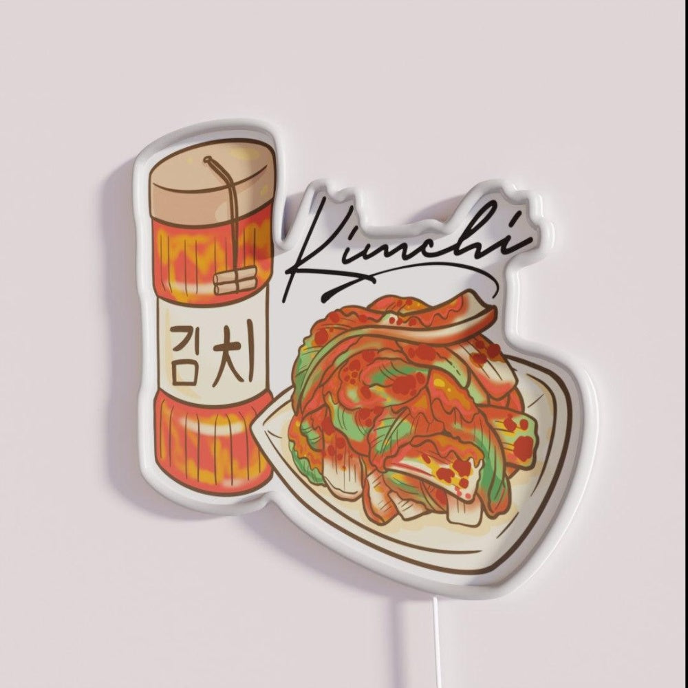 Kimchi With Writing Rgb Led Neon Sign