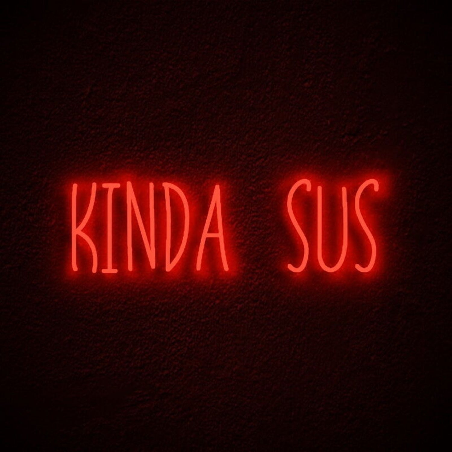 Kinda Sus Led Neon Sign Fgaming Rooms | Shineneon