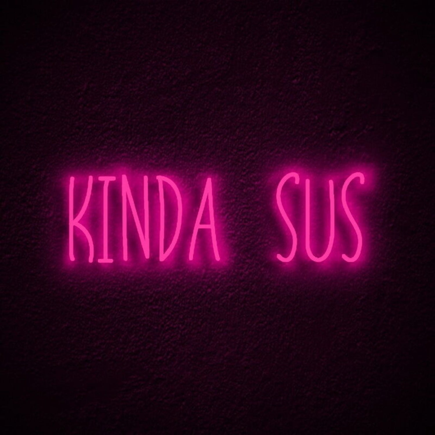 Kinda Sus Led Neon Sign Fgaming Rooms | Shineneon