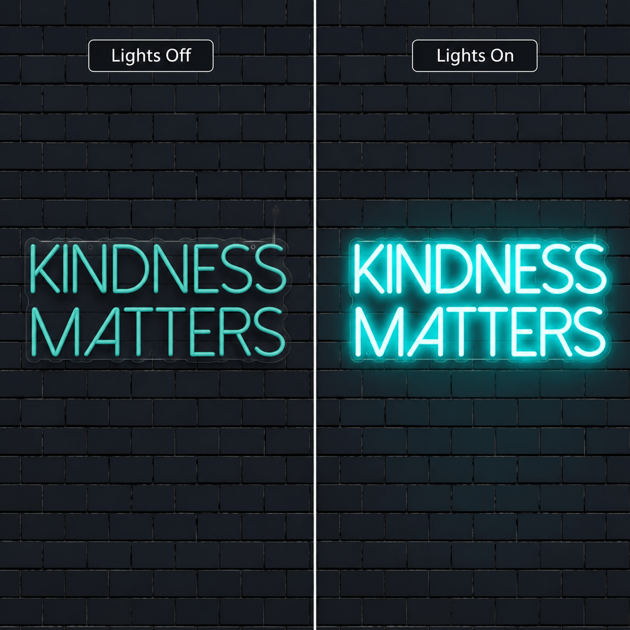 Kindness Matters Wall Decor LED Neon Sign - Shineneon