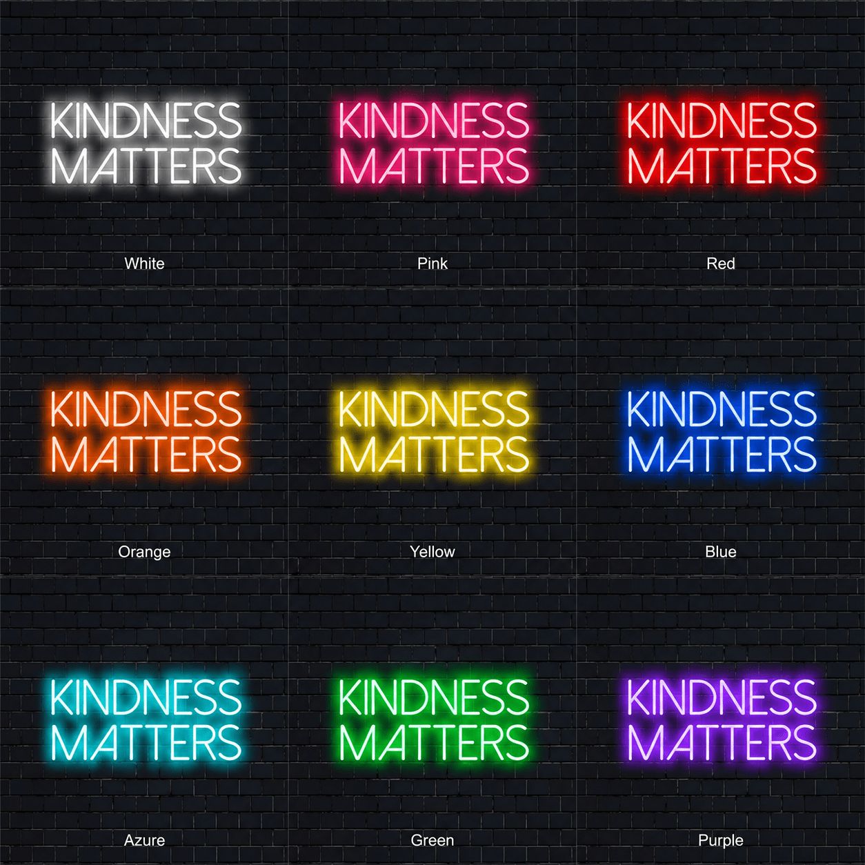 Kindness Matters Wall Decor LED Neon Sign - Shineneon
