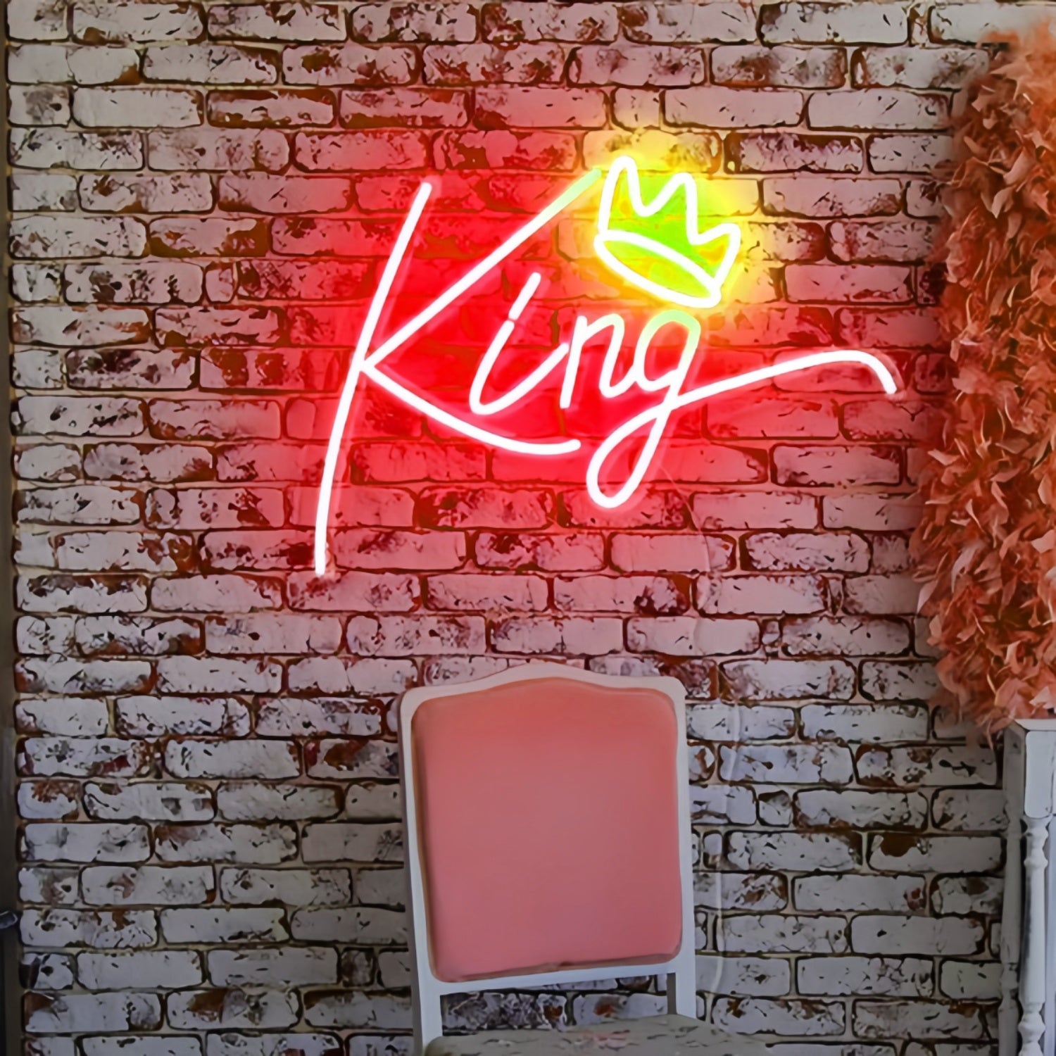 King Crown Neon Sign Illuminate Your Space | Shineneon