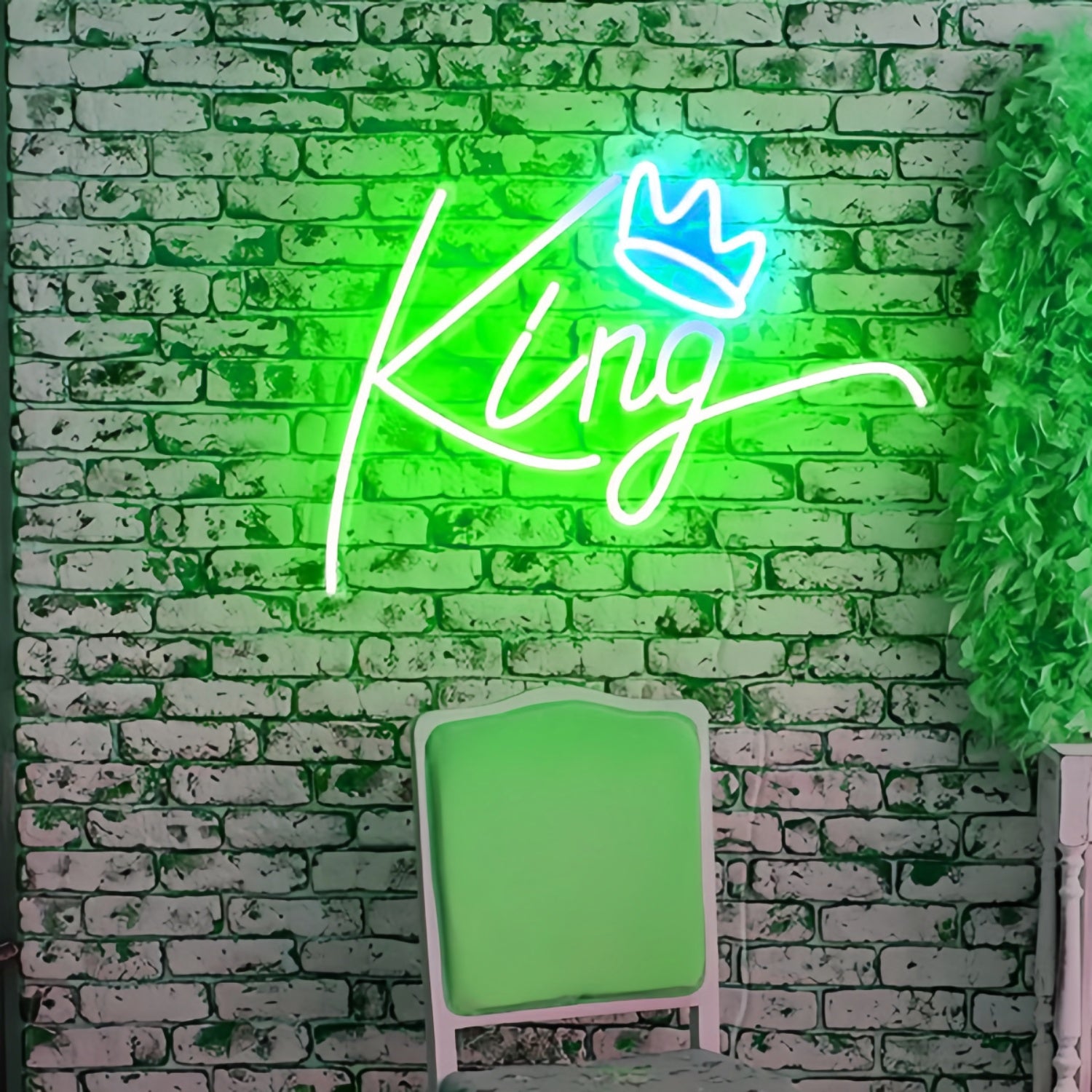 King Crown Neon Sign Illuminate Your Space | Shineneon