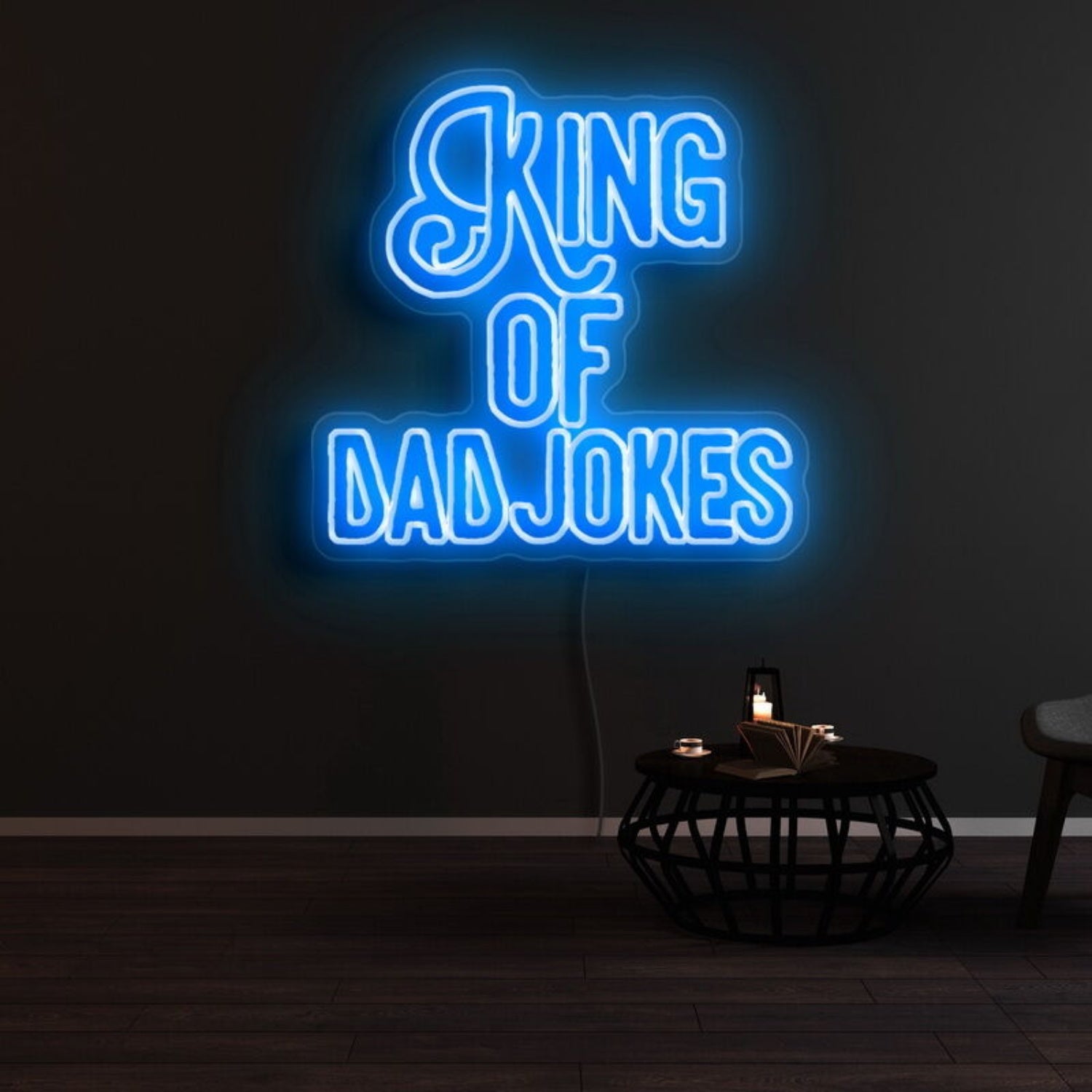 King Of Dad Jokes Led Neon Sign | Shineneon