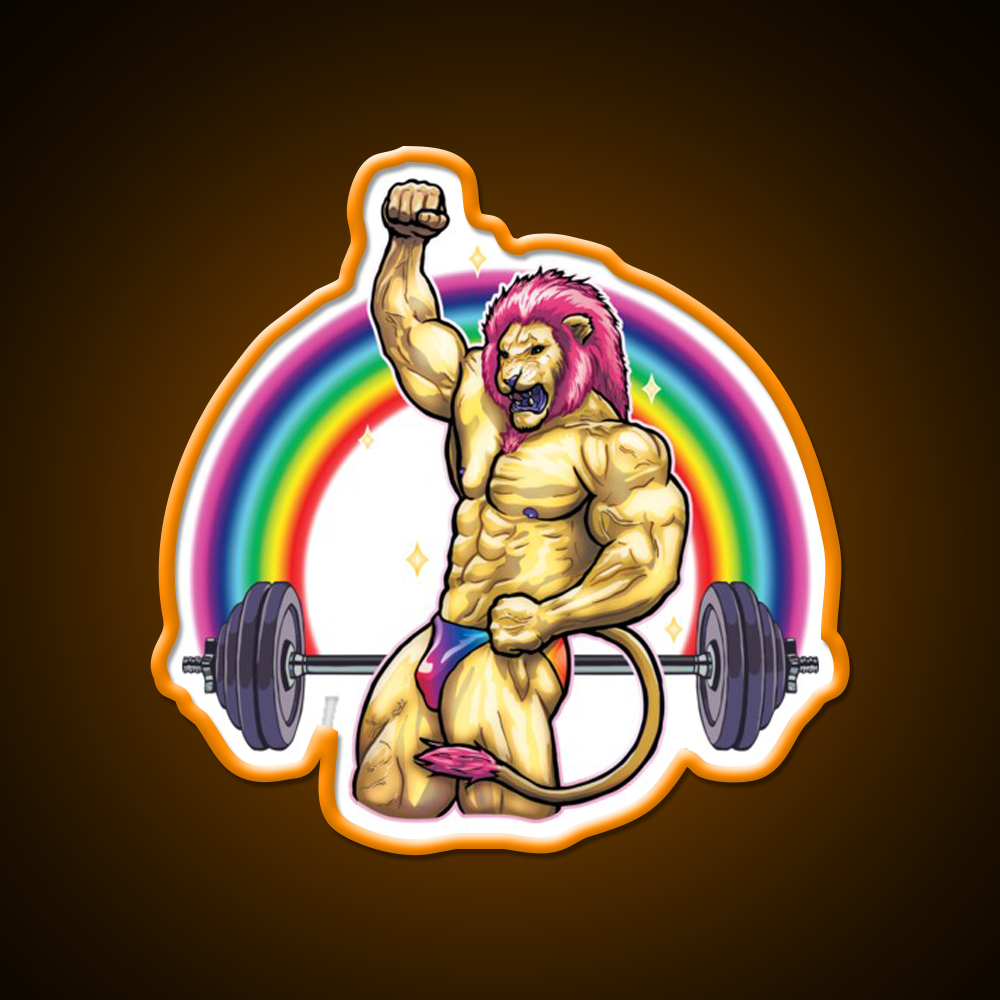 King Of Iron Gym Fitness Led Neon Sign Rgb Color