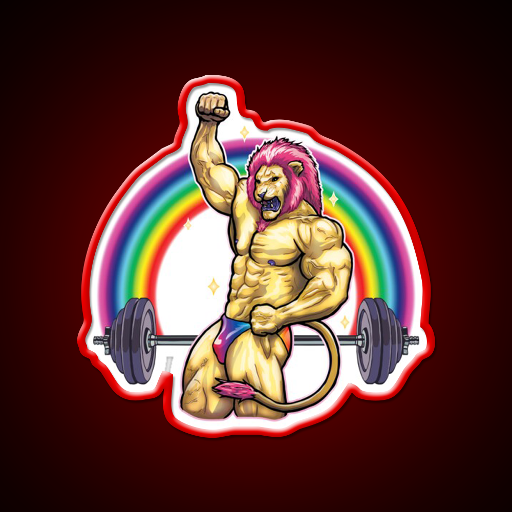 King Of Iron Gym Fitness Led Neon Sign Rgb Color