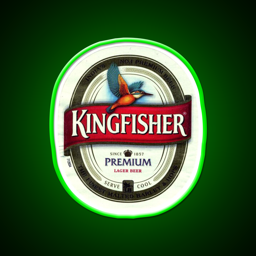 Kingfisher Beer Bar Decor Led Neon Sign Rgb Color - LED neon sign view 8