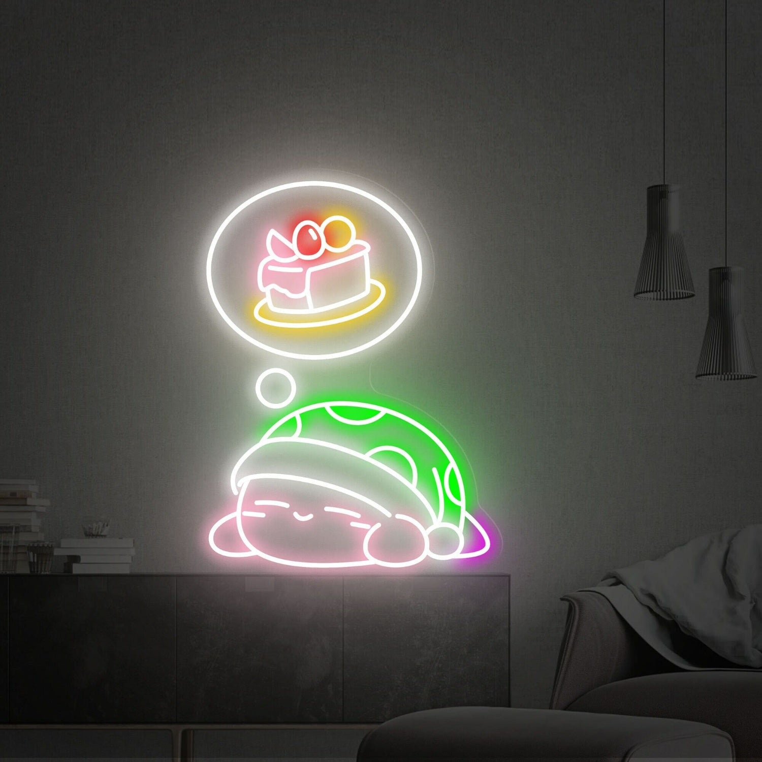 Kirby Led Neon Sign Gaming Rooms Anime Parties | Shineneon