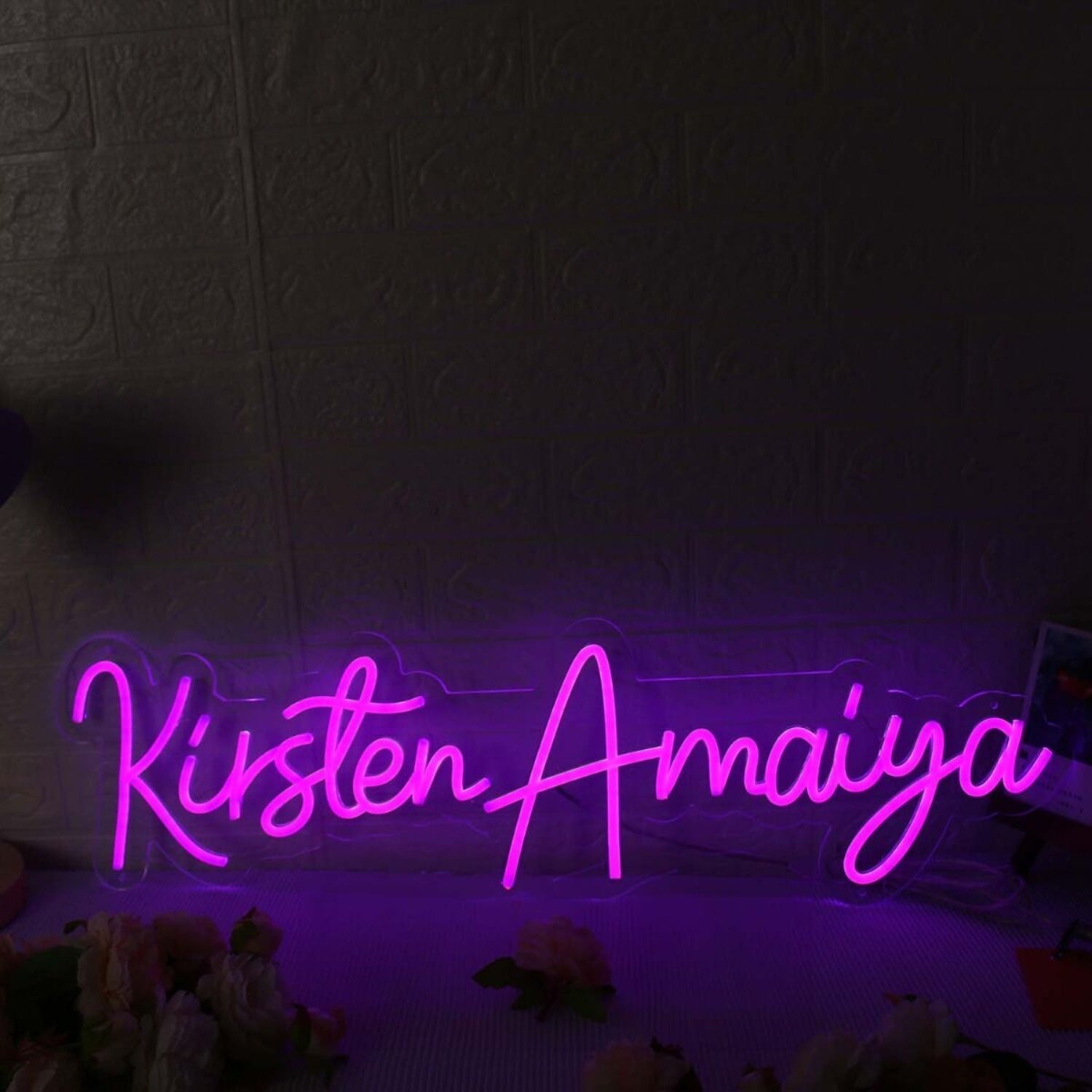 Kirsten Amaiya Pink Led Neon Sign - Shineneon