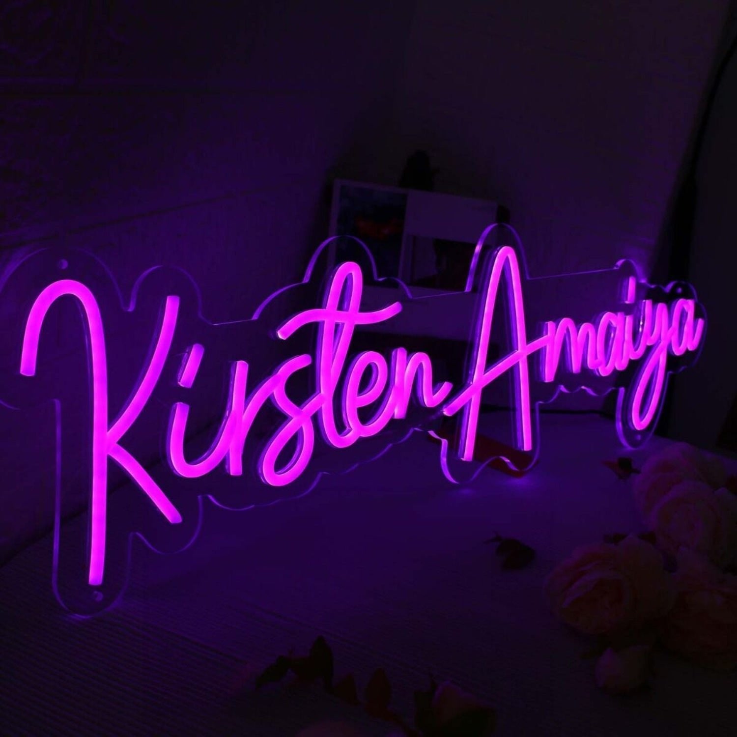 Kirsten Amaiya Pink Led Neon Sign - Shineneon