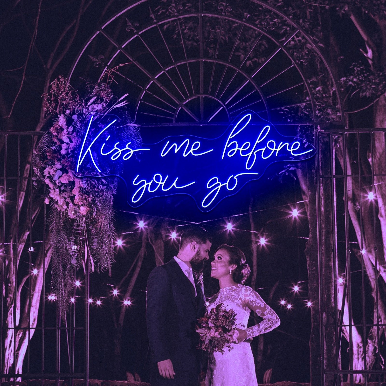 Kiss Me Before You Go Neon Signs Wall Art - Shineneon