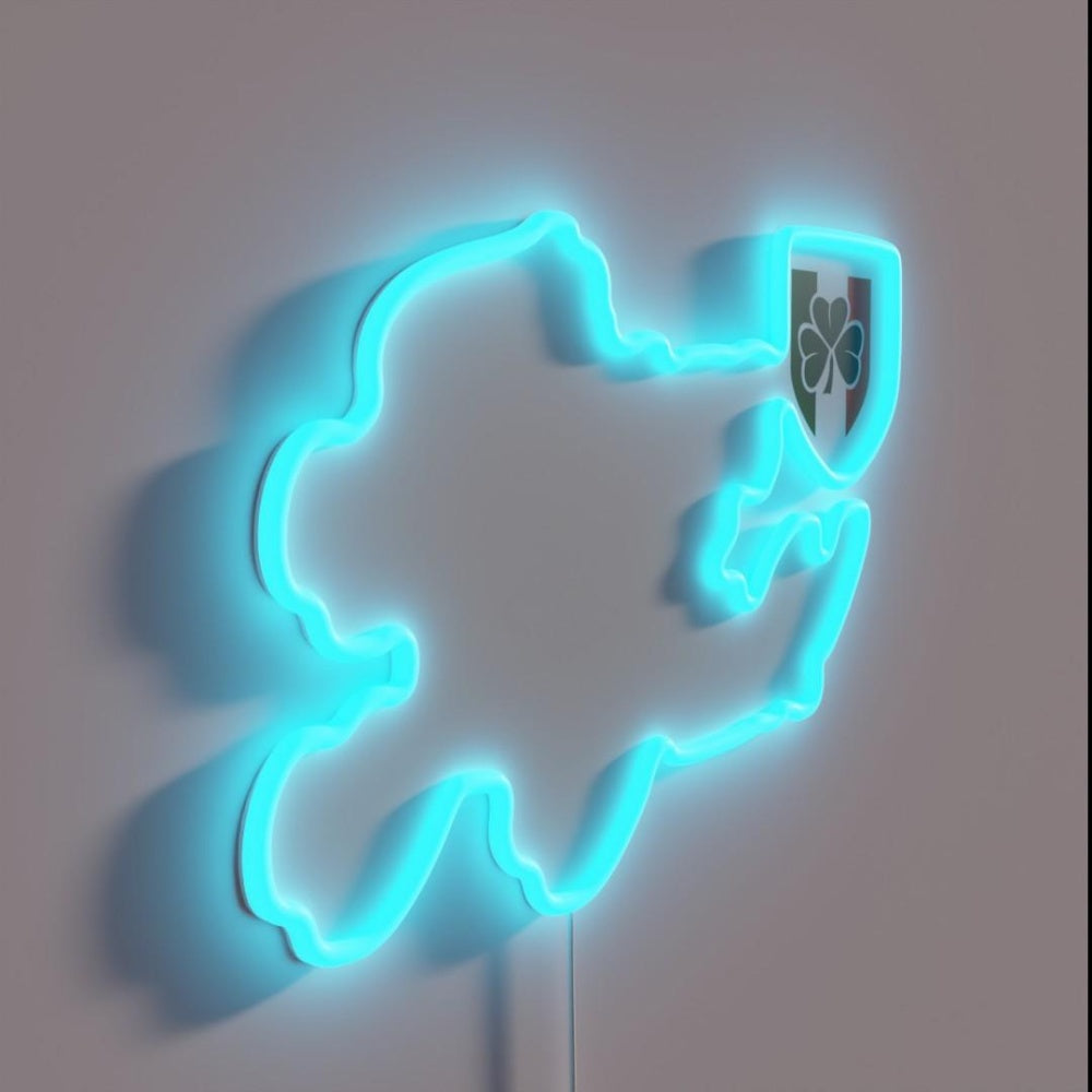 Kiss Me I M Irish Rgb Led Neon Sign Bar Decors - LED neon sign close-up detail