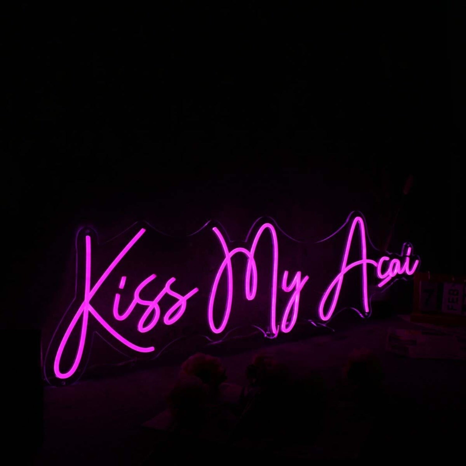 Kiss My Acai Pink Led Neon Sign | Shineneon